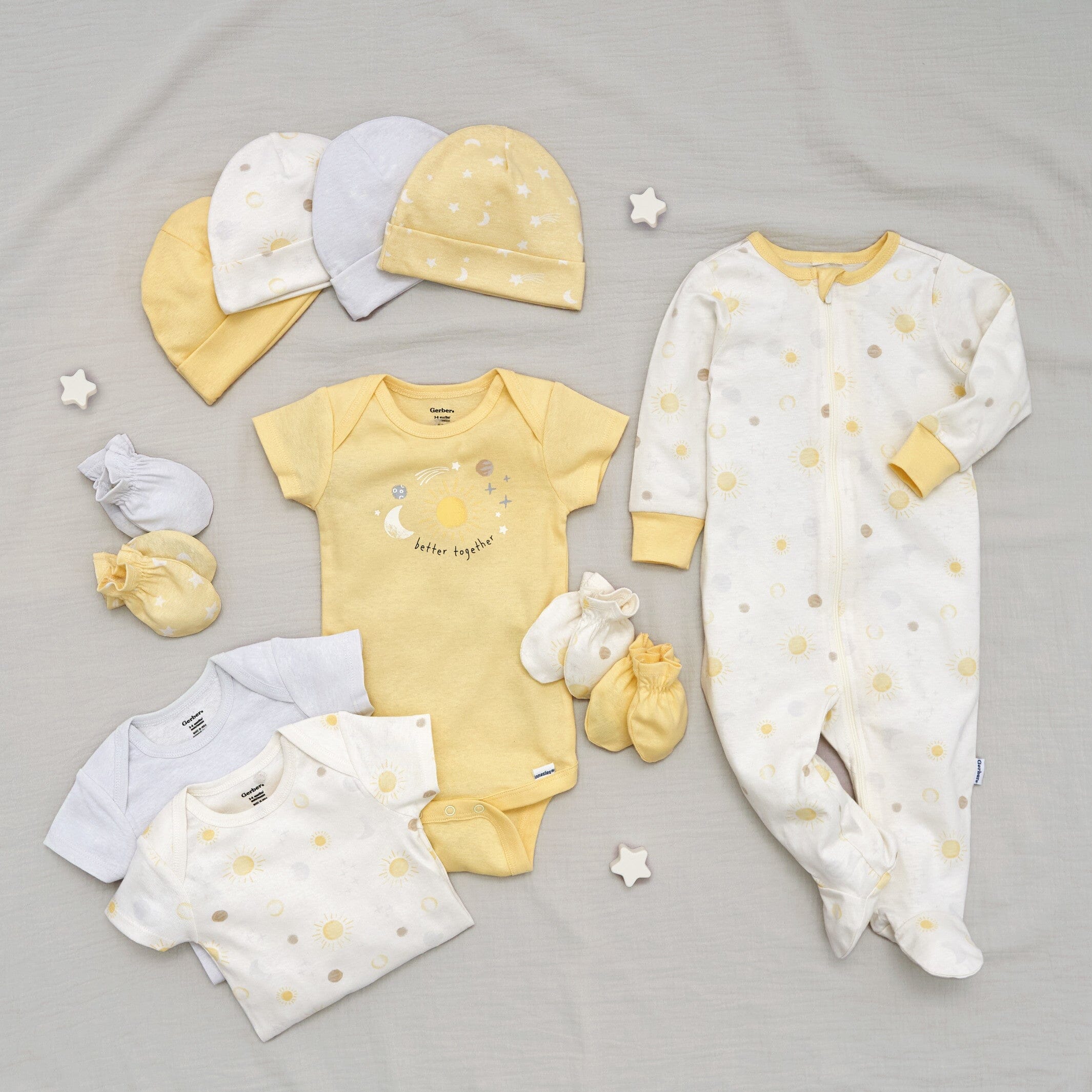 12-Piece Baby Neutral Celestial Layette Bundle