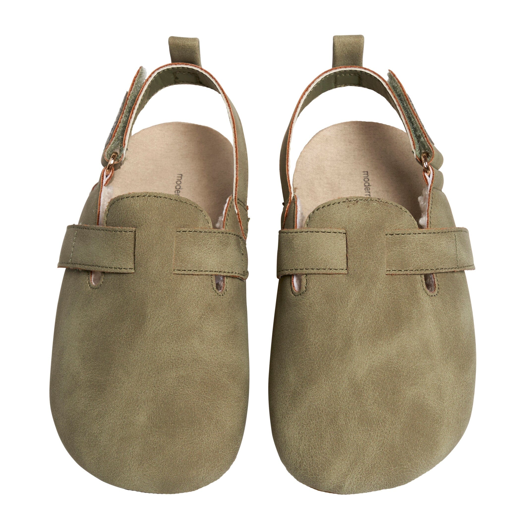 Infant & Toddler Neutral Dark Green Clog With Strap