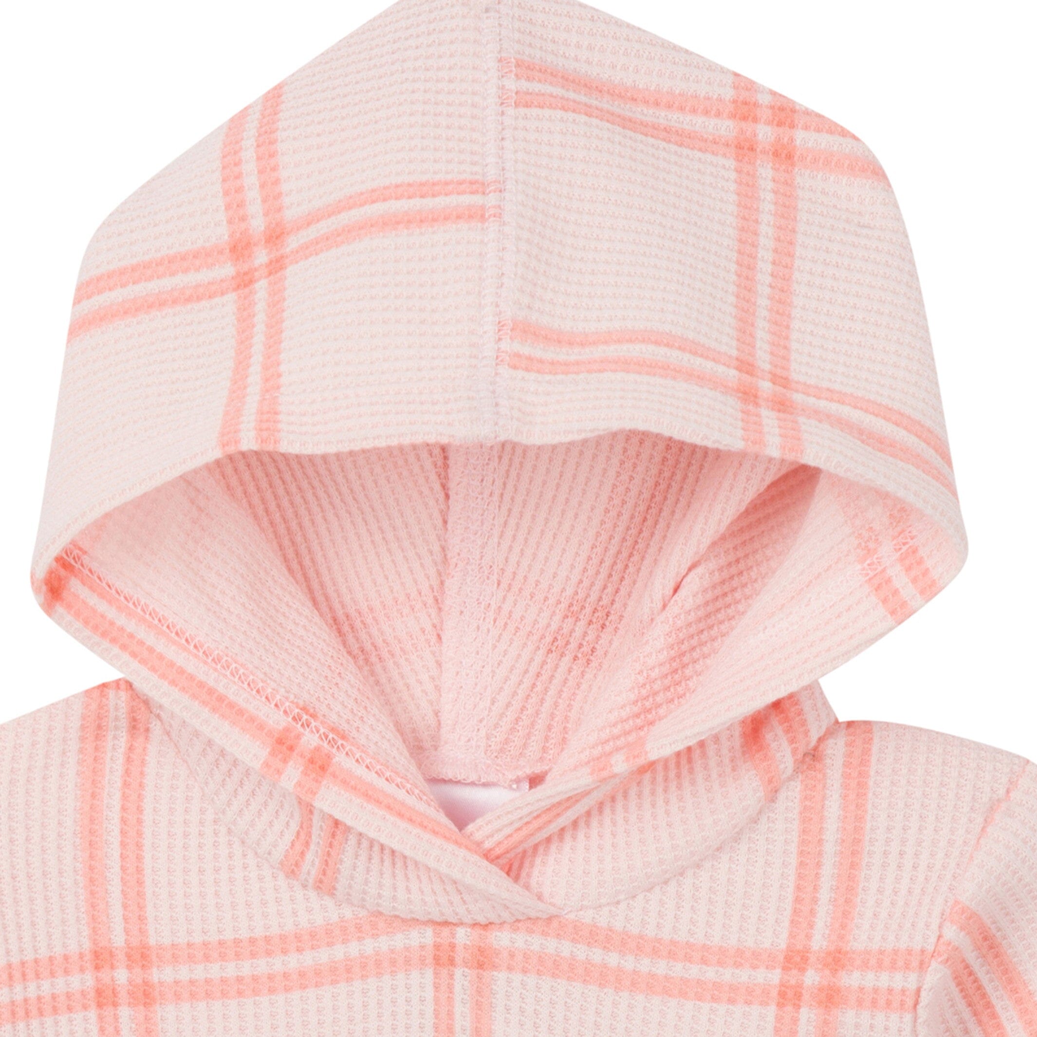 2-Piece Baby Girls Pink Plaid Dress Set