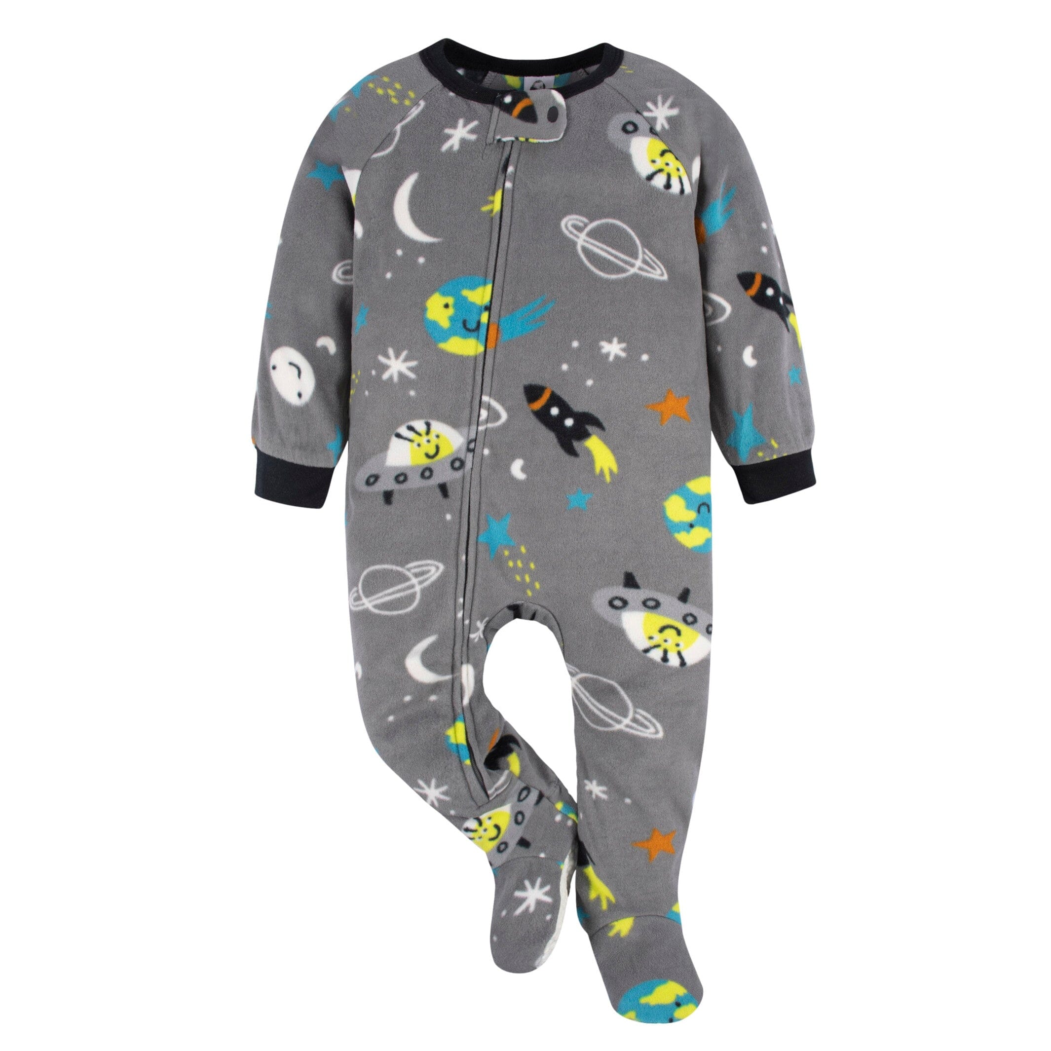 2-Pack Baby & Toddler Boys Space Fleece Pajamas