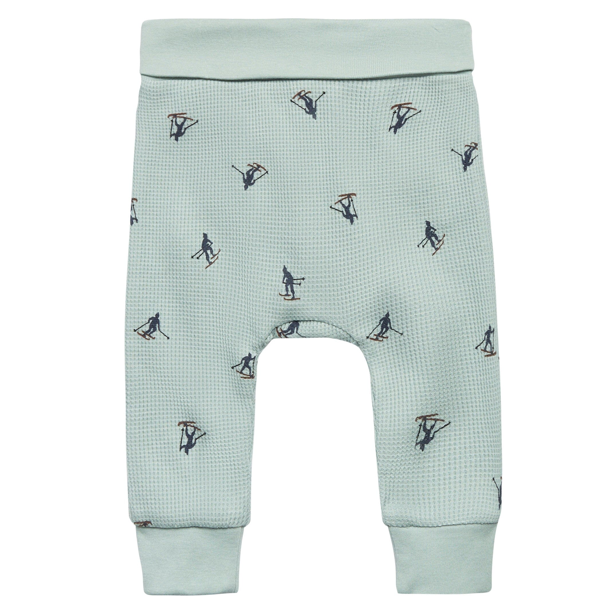 2-Piece Baby Neutral Blue Skier Bodysuit and Pant Set