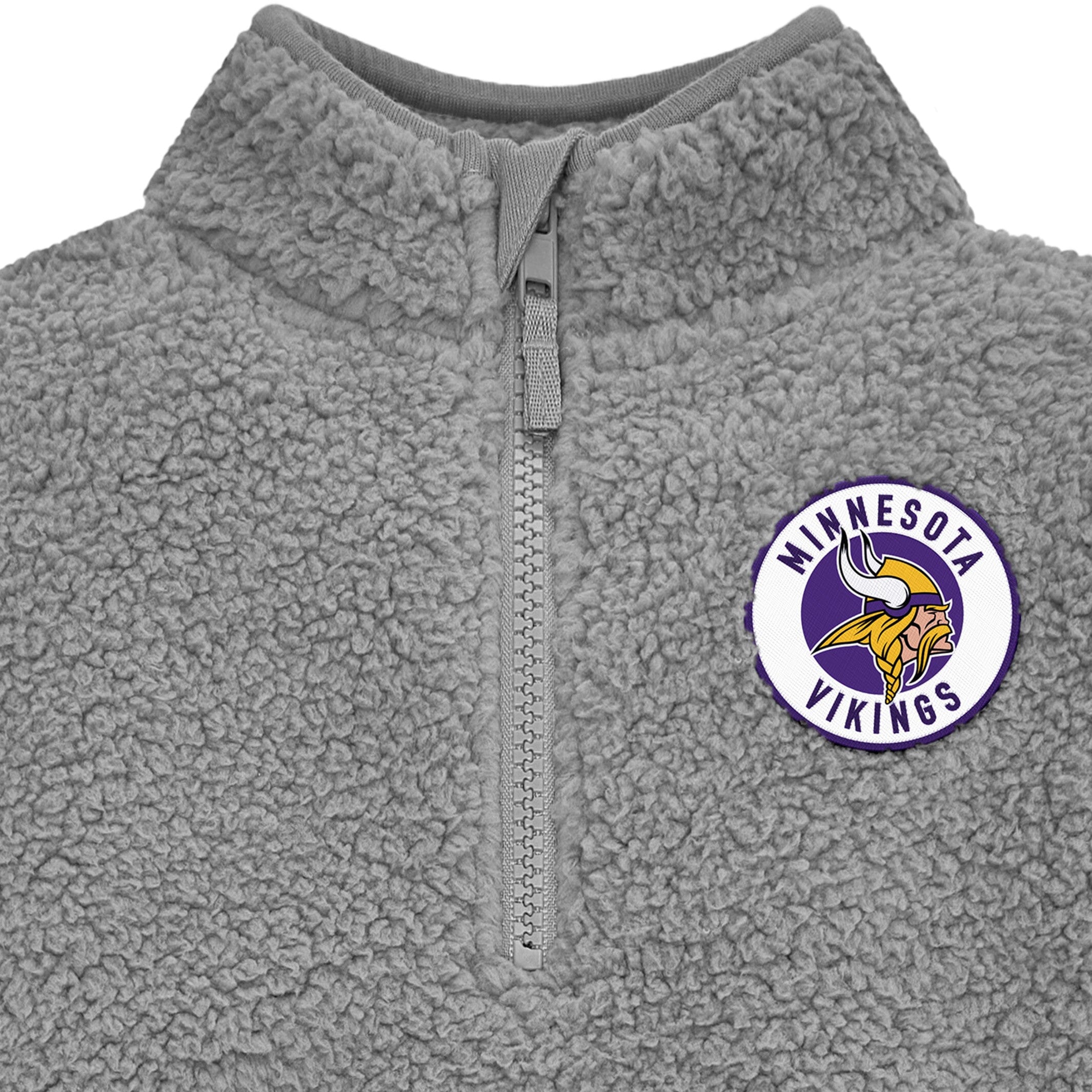 Infant & Toddler Minnesota Vikings 1/4 Zip Sherpa Top