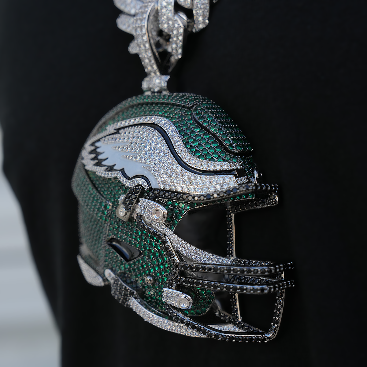 Giant Philadelphia Eagles Official NFL Helmet Pendant