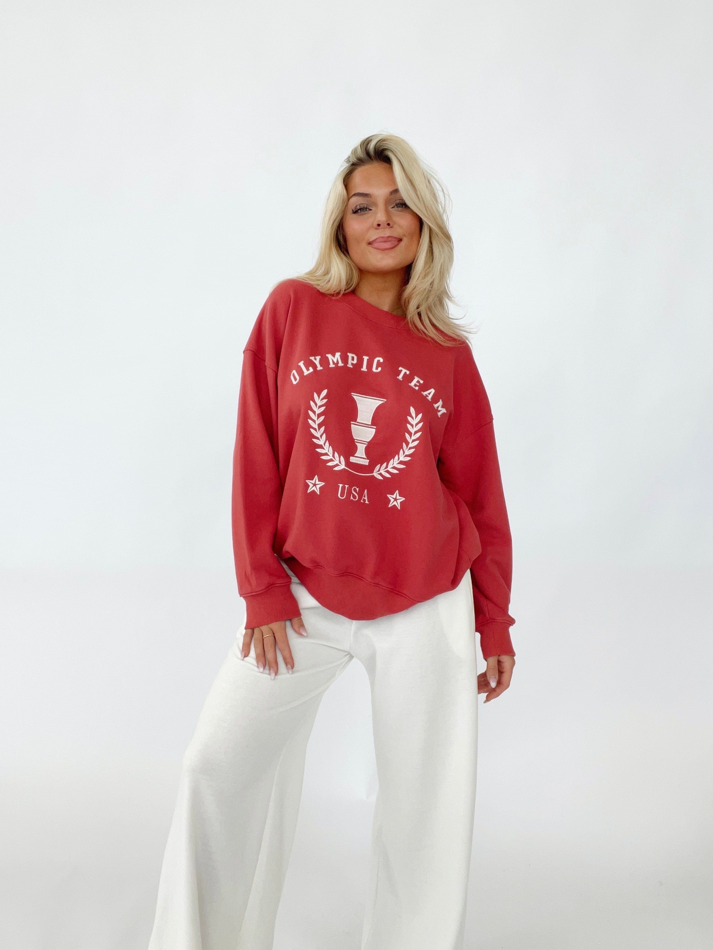 Olympic Team Oversized Sweatshirt