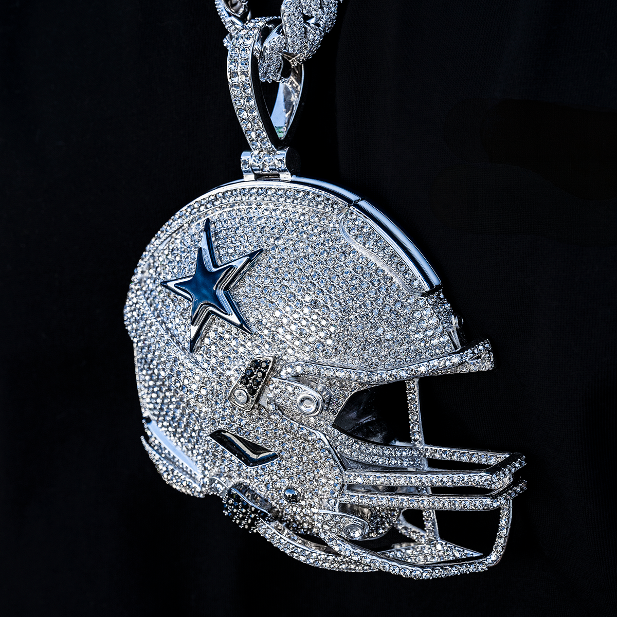 Giant Dallas Cowboys Official NFL Helmet Pendant