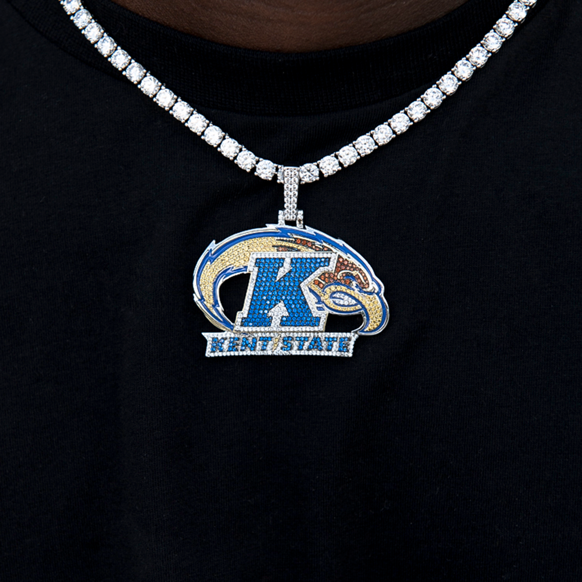 Kent State University Golden Flashes Official NCAA Logo Pendant