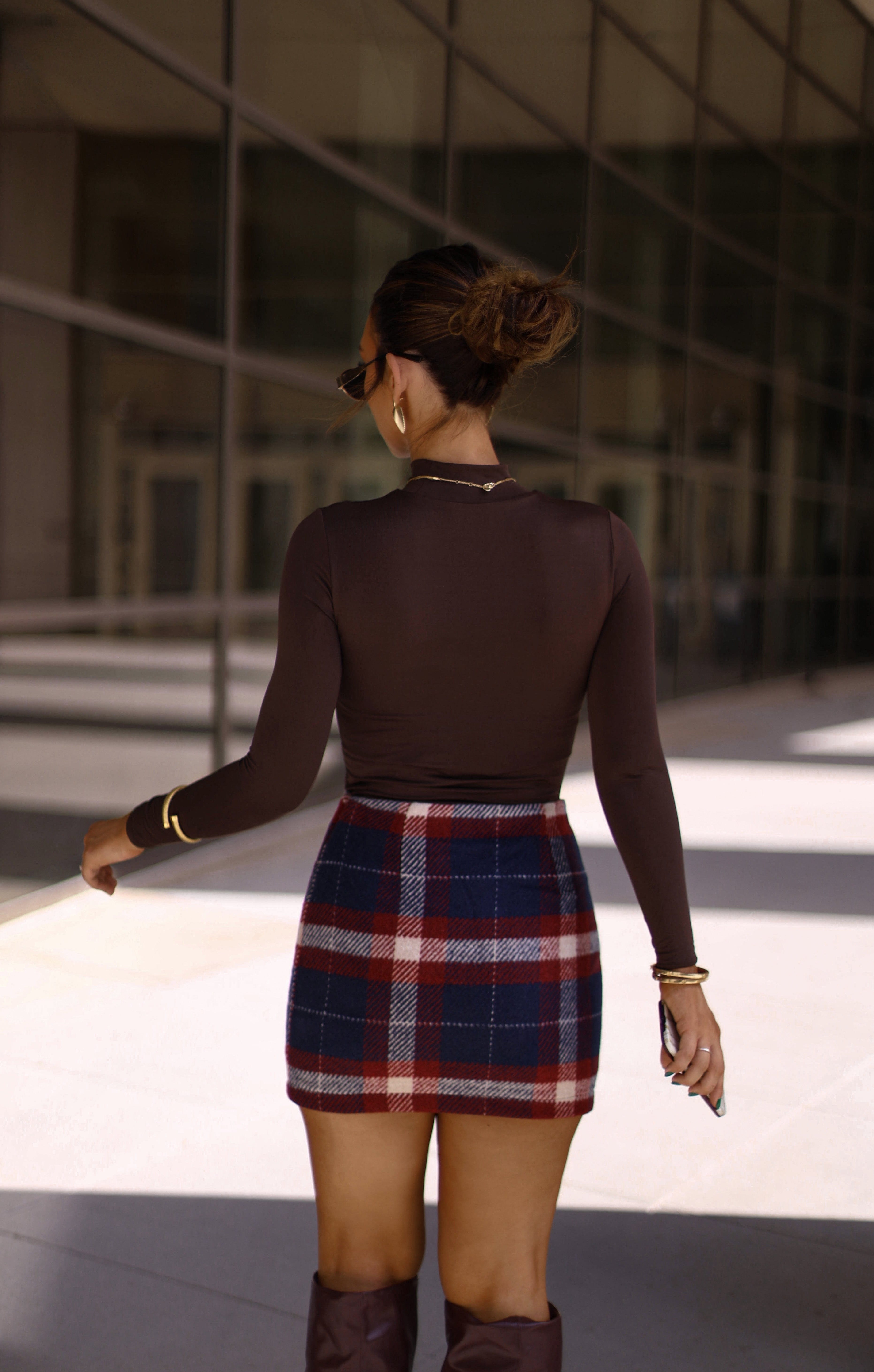 Valley Plaid Skirt