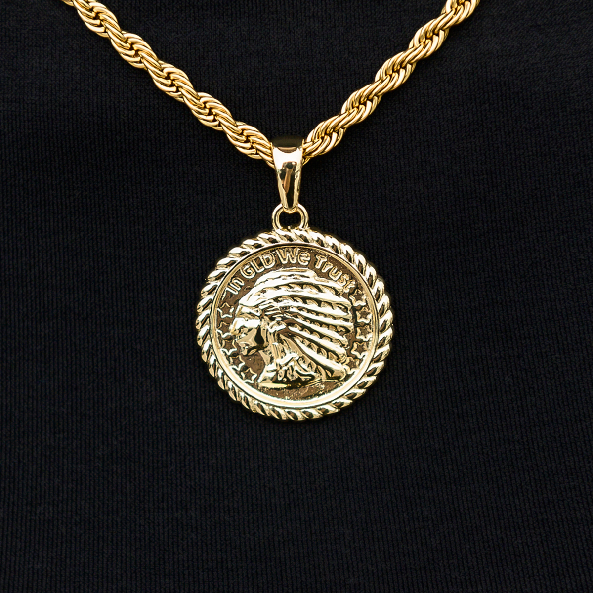 GLD Chief Coin Pendant