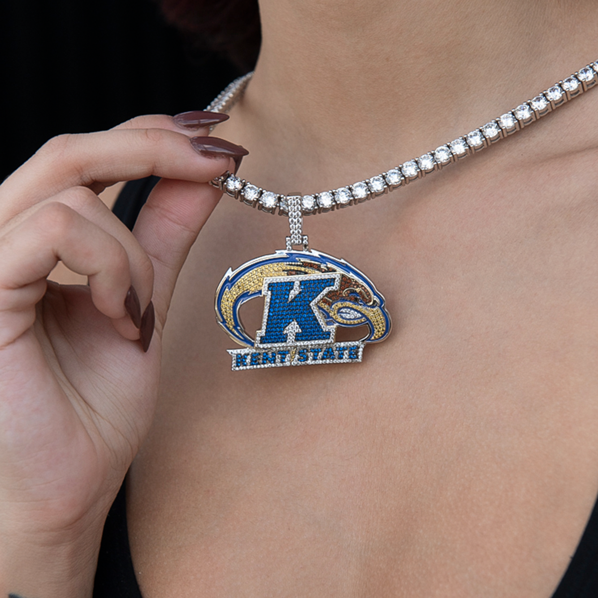 Kent State University Golden Flashes Official NCAA Logo Pendant