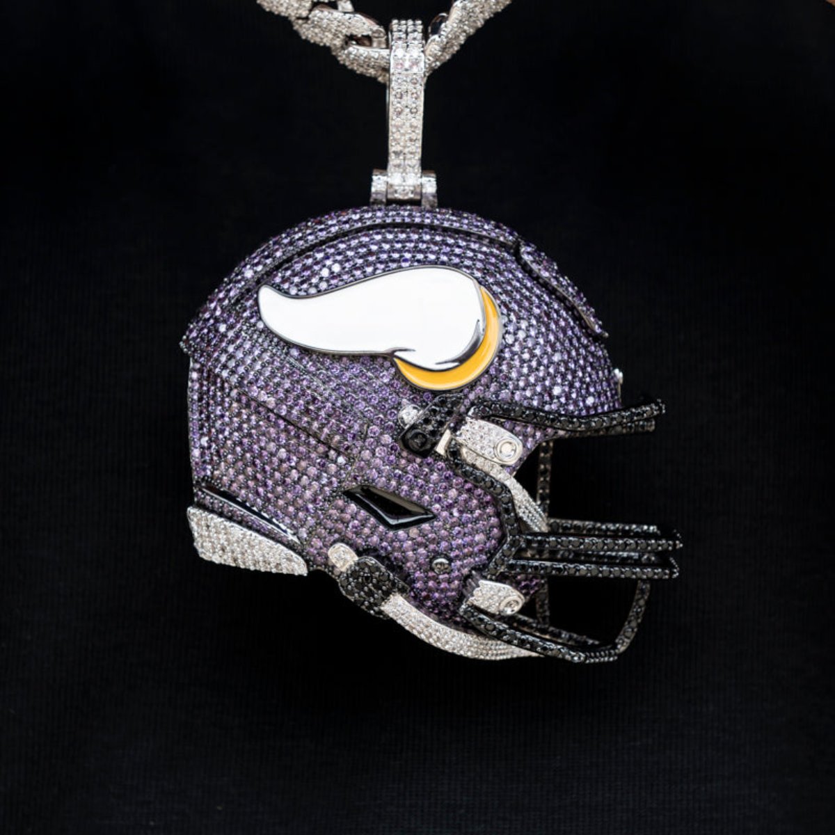 Giant Minnesota Vikings Official NFL Helmet Pendant