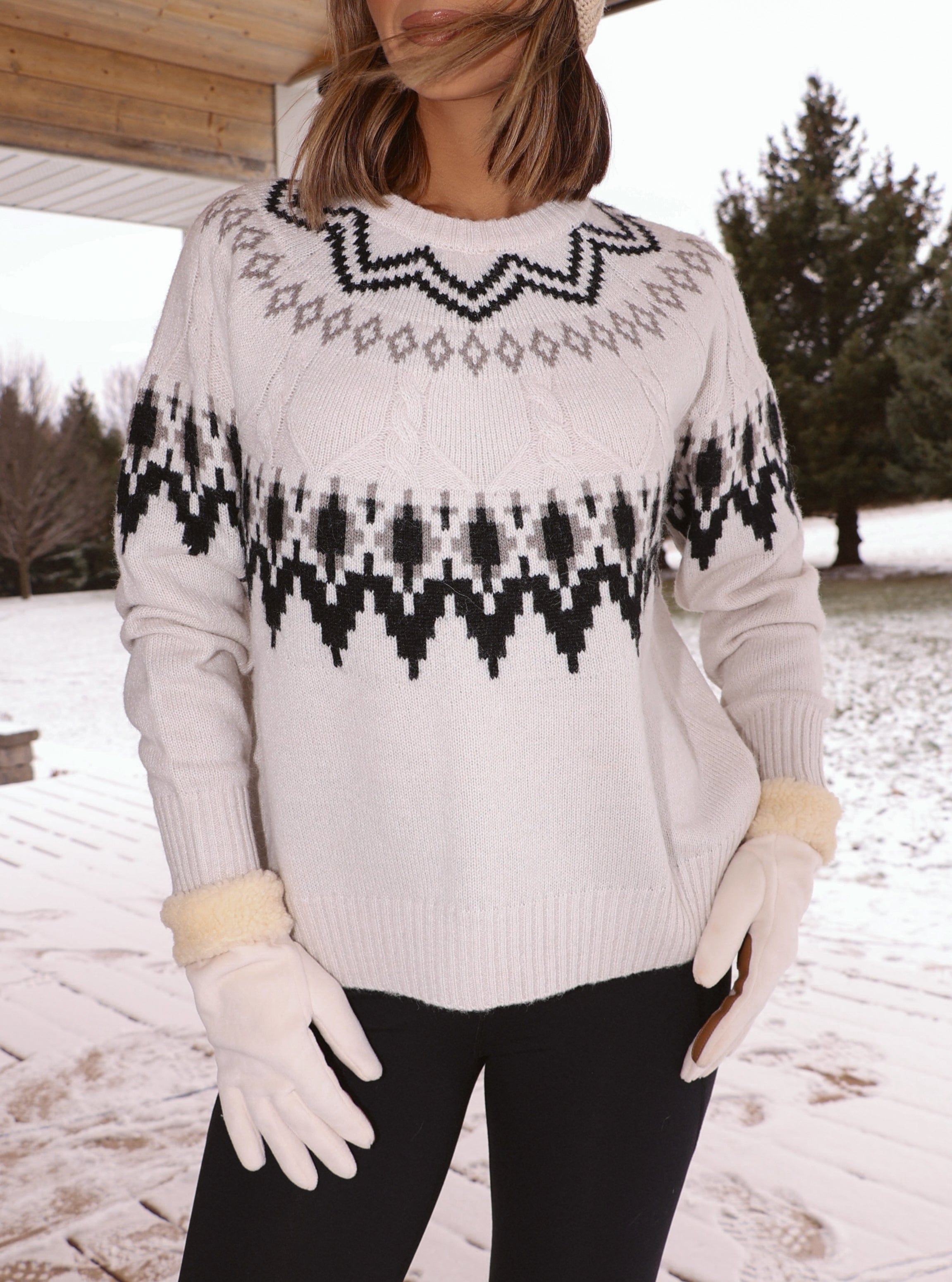 Frosted Peaks Sweater