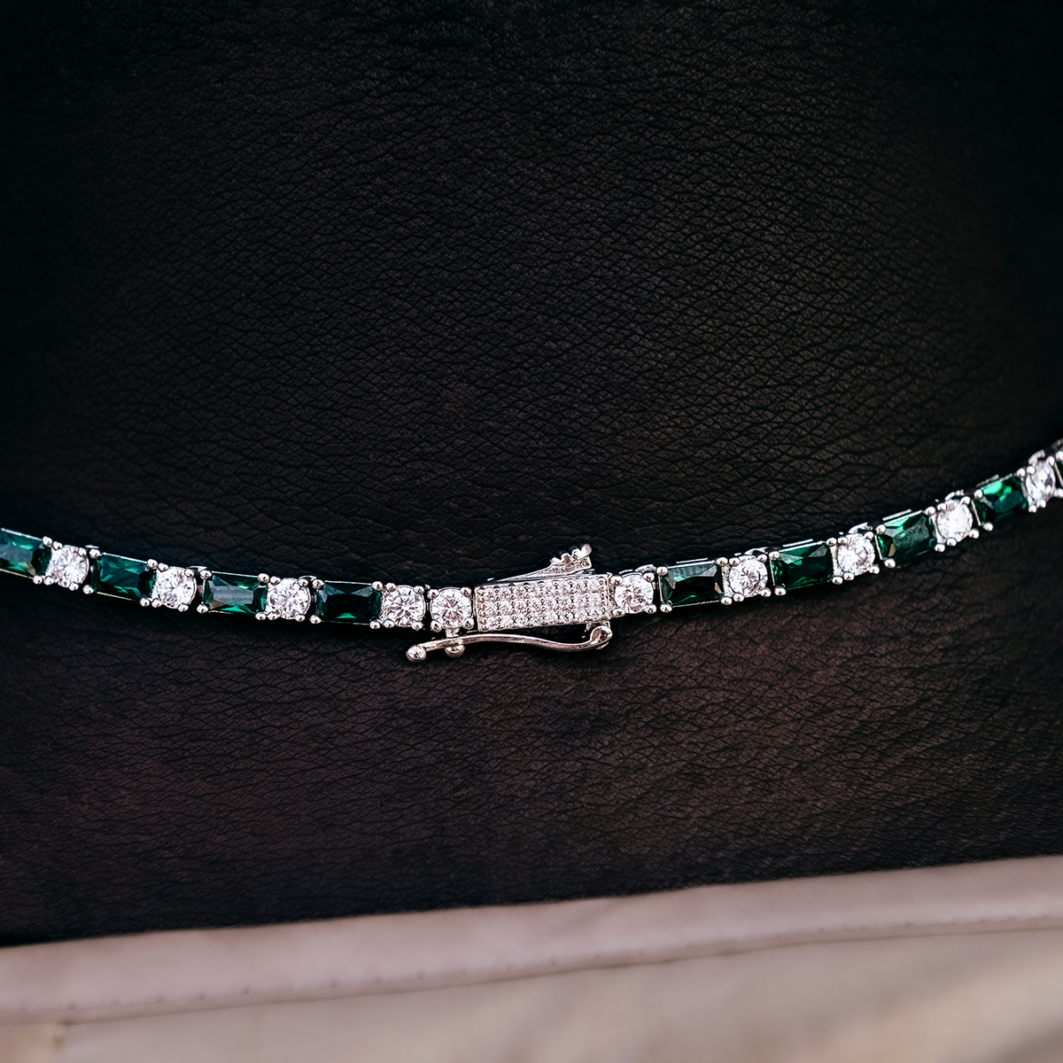 Emerald Baguette Tennis Chain