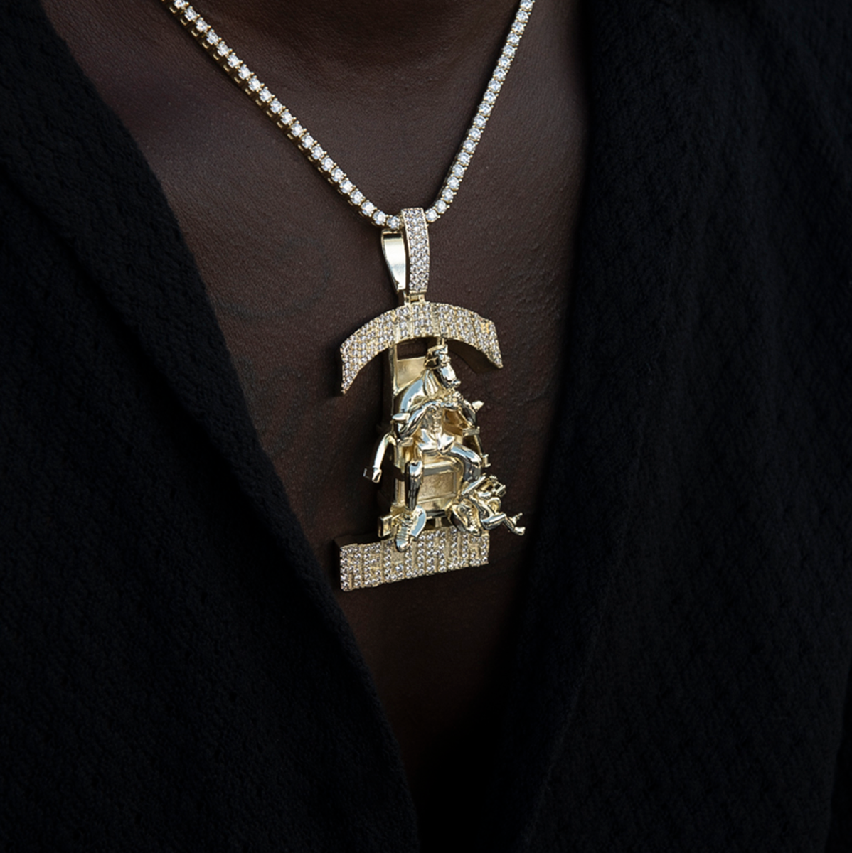 Large Death Row Pendant