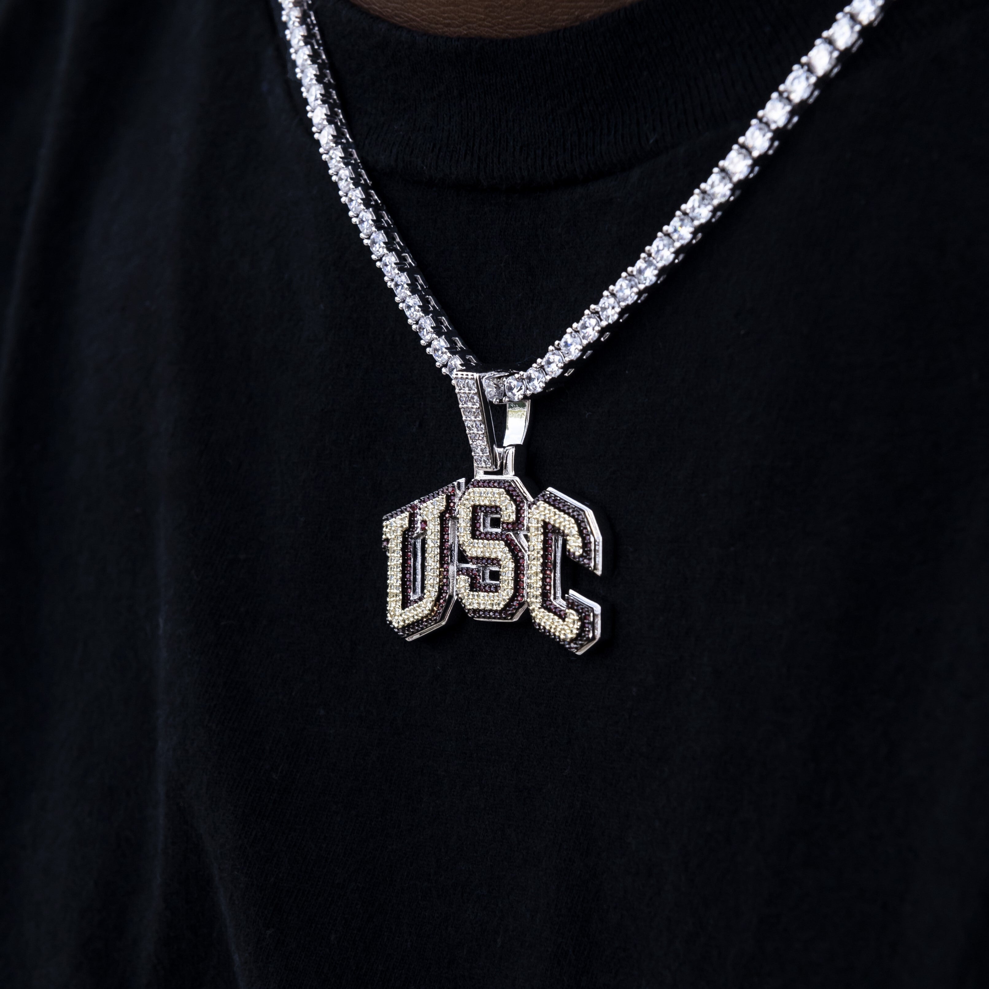 USC Trojans Logo Official NCAA Pendant