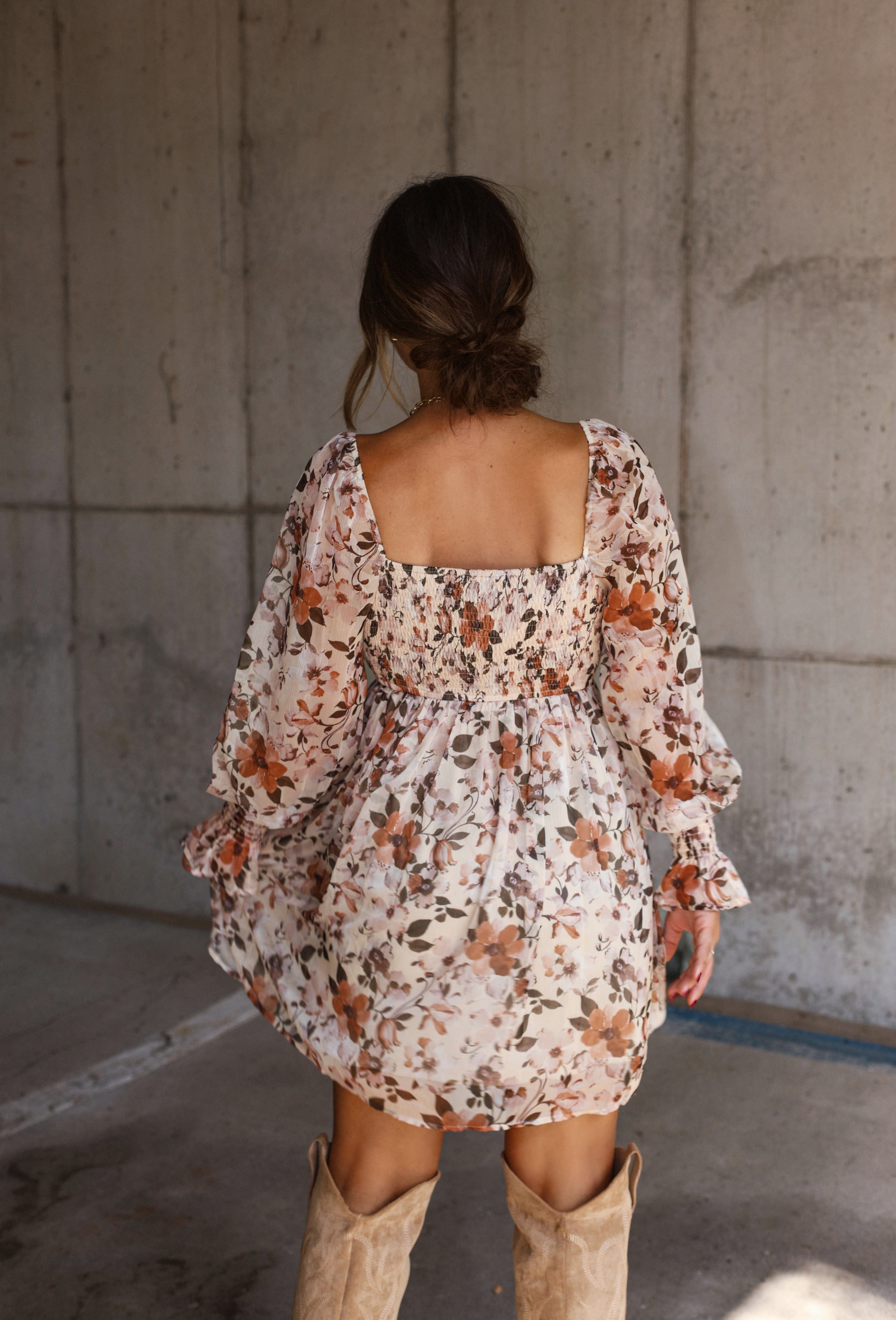 Fall Fate Floral Dress