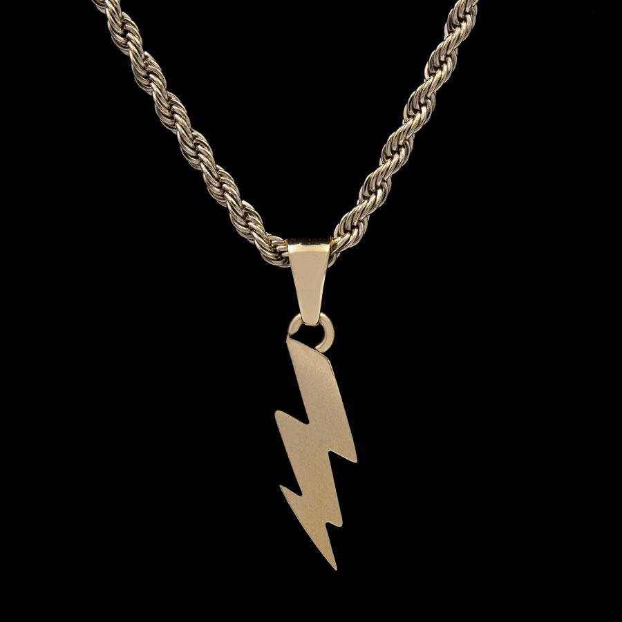 Micro Lightning Bolt Pendant