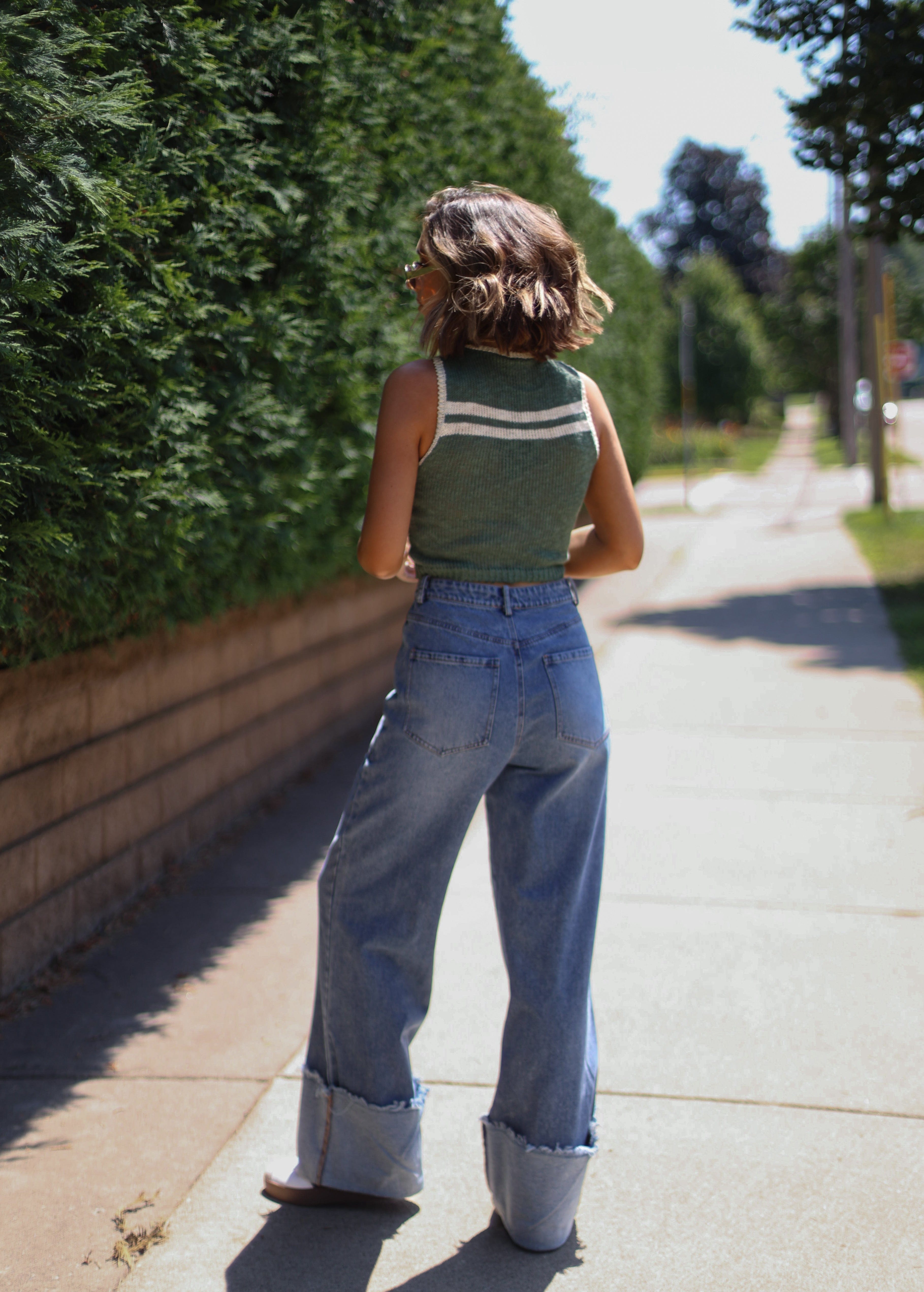 Cuffing Season Wide Leg Denim