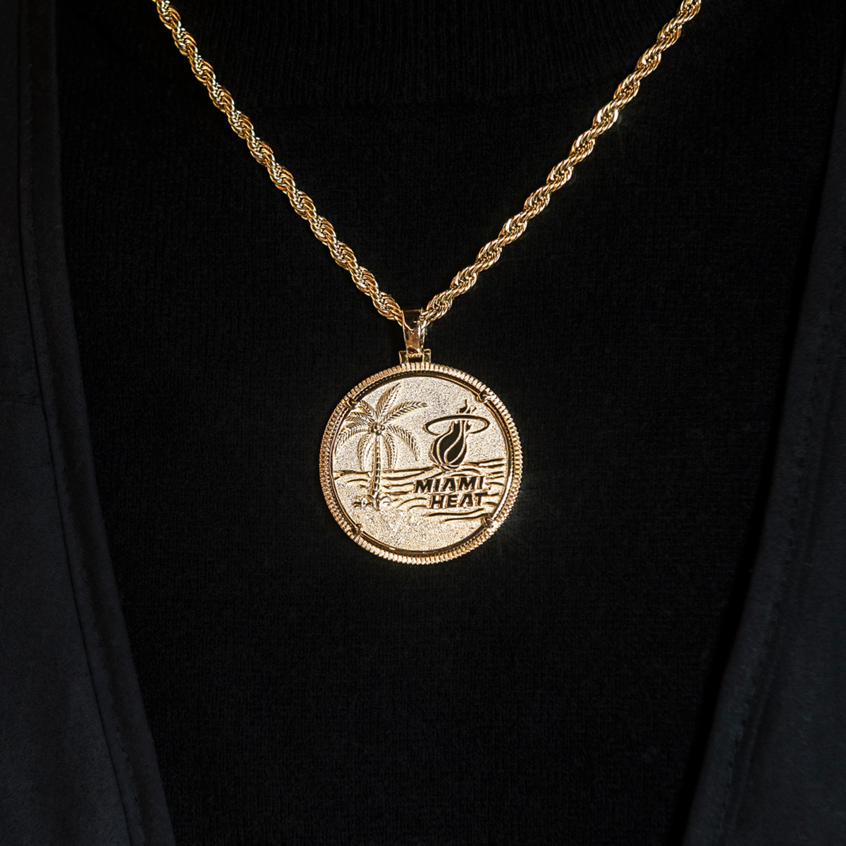 Miami Heat Official NBA Coin Pendant