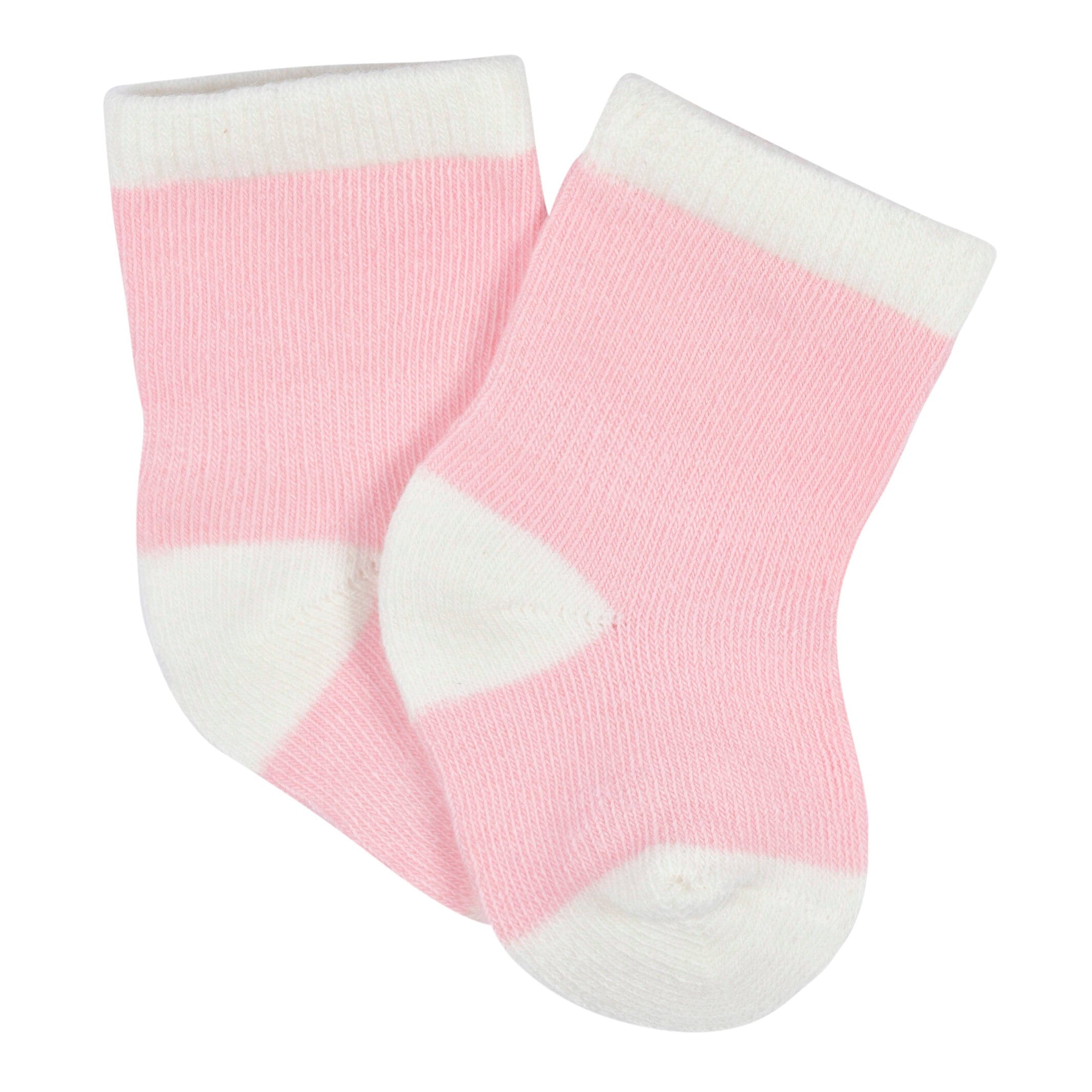 6-Pack Baby Girls Ballerina Wiggle Proof Socks