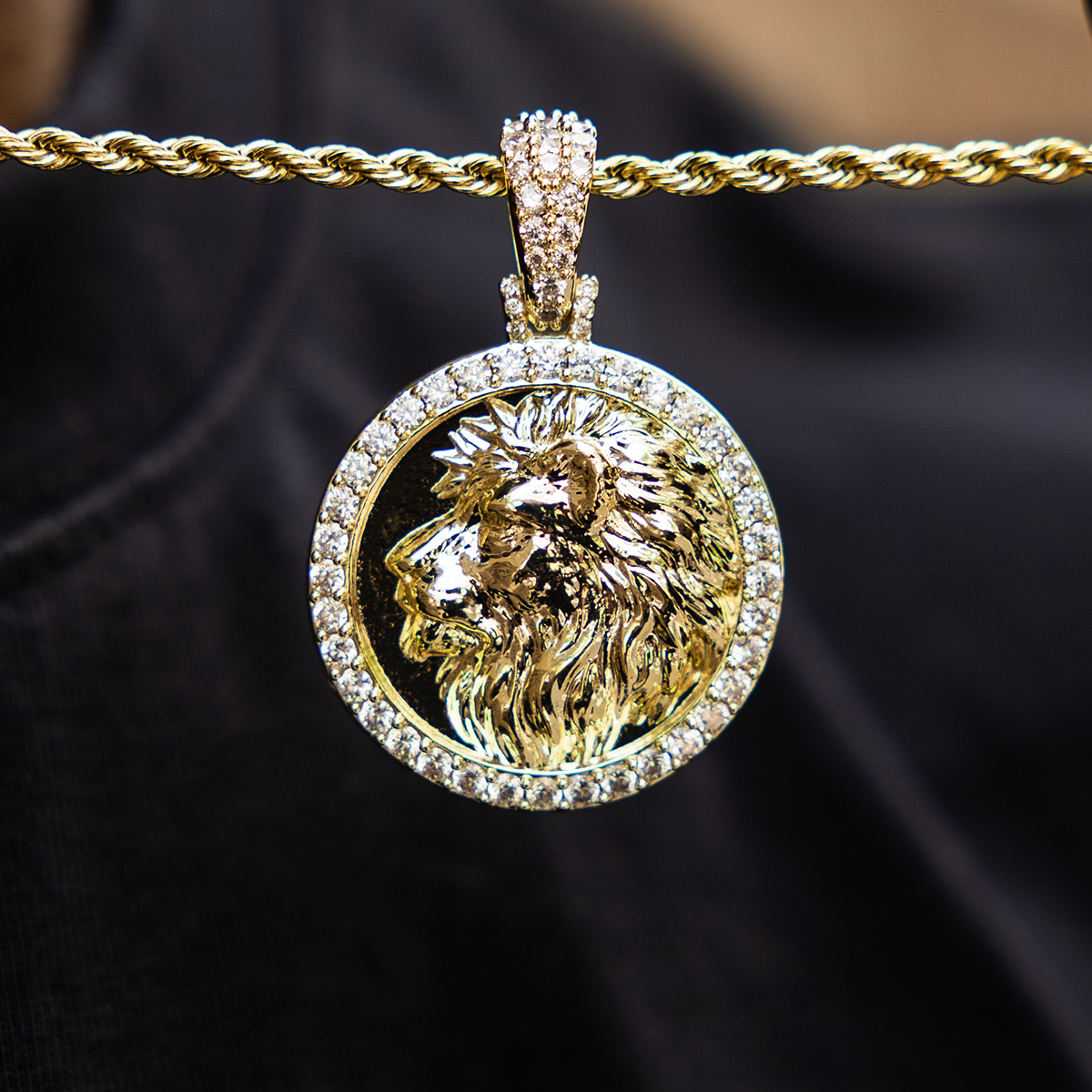 Lion Coin Pendant