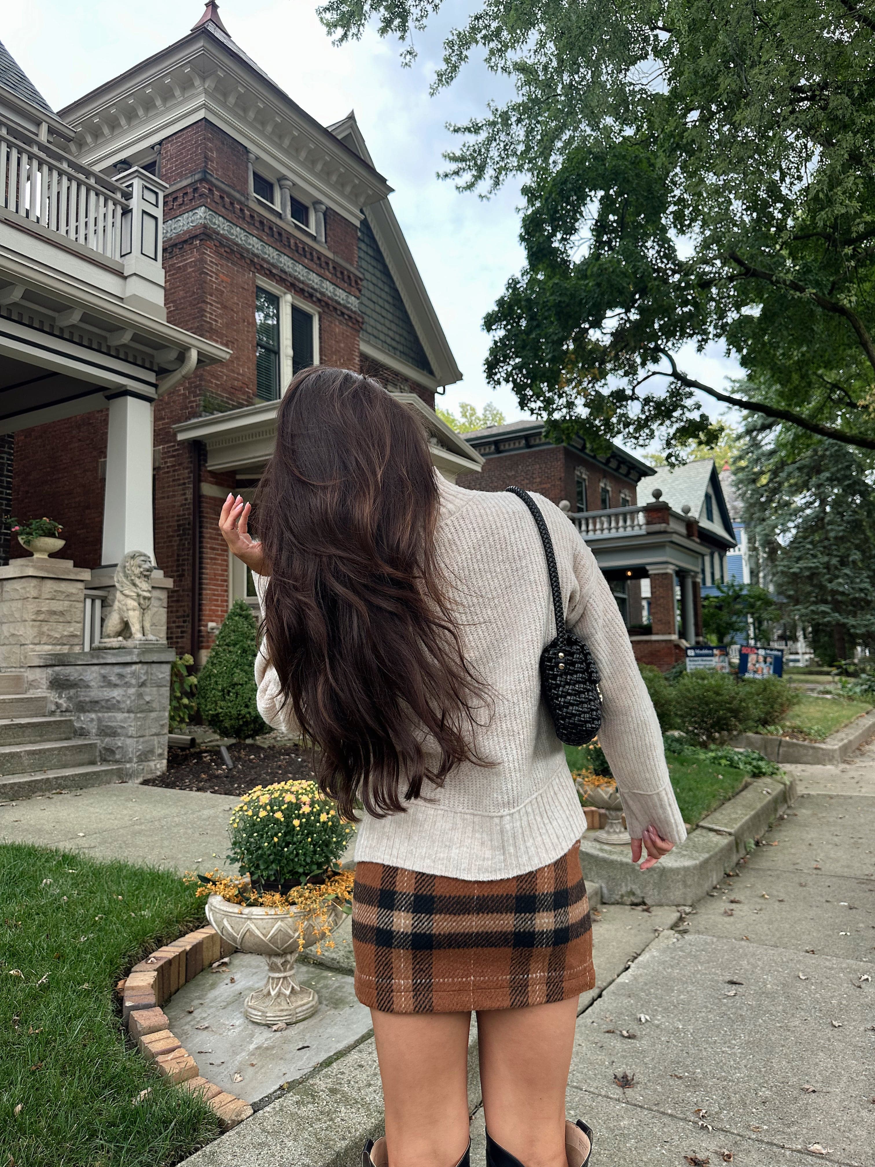 Valley Plaid Skirt