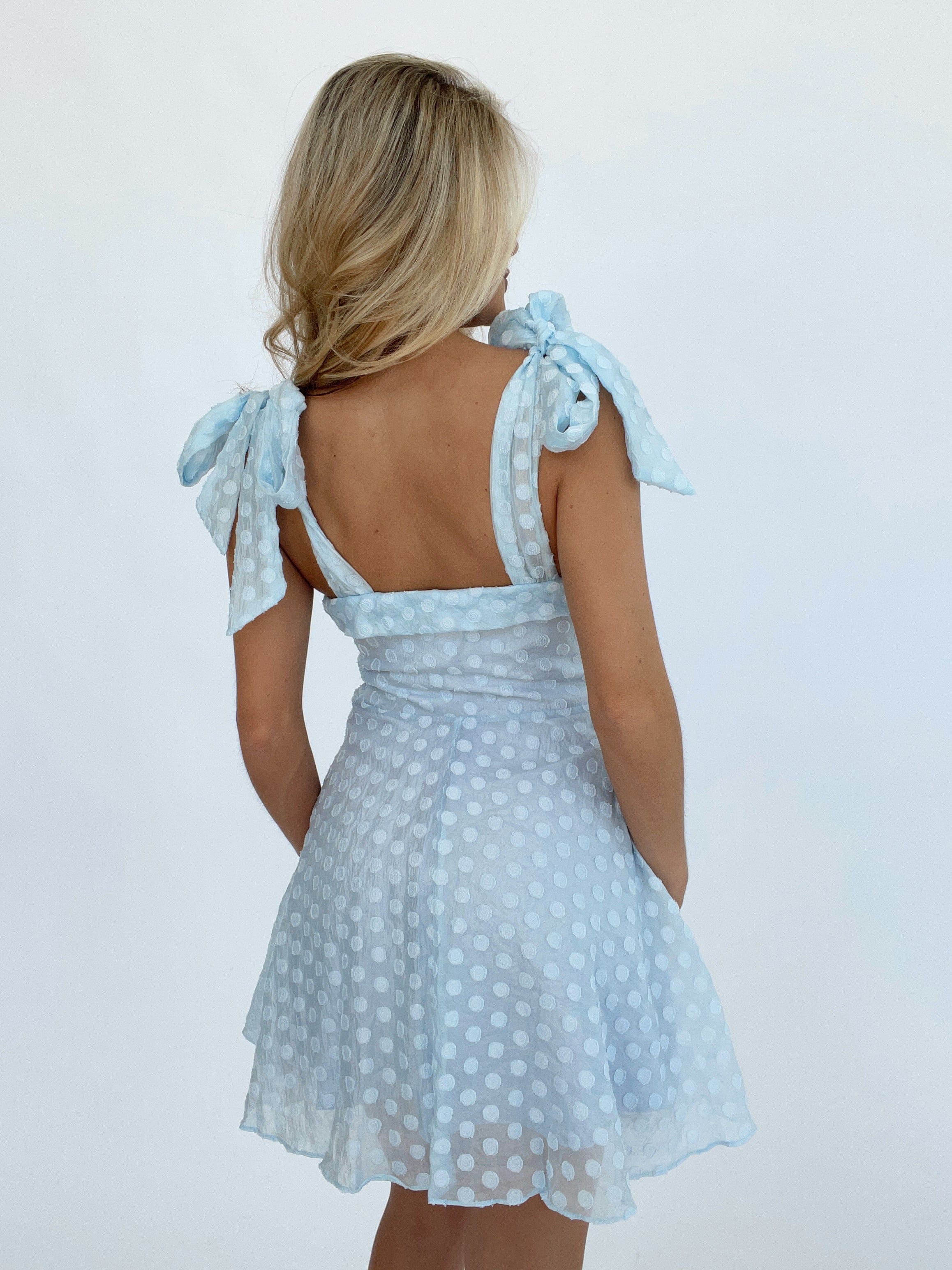 Poised Polka Dot Dress