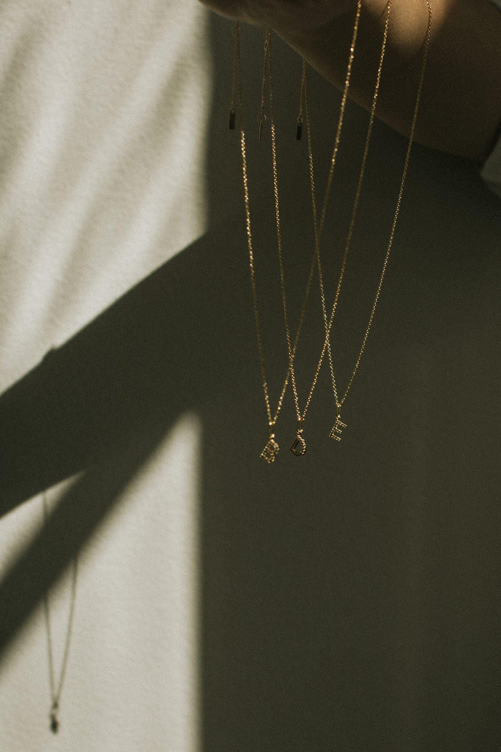 Gold Letter Necklace