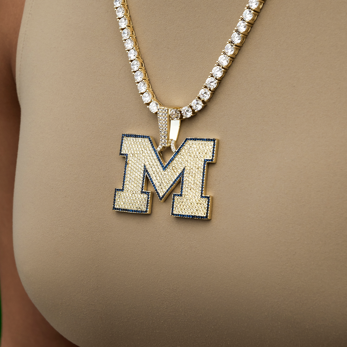 University of Michigan Wolverines Official NCAA Logo Pendant