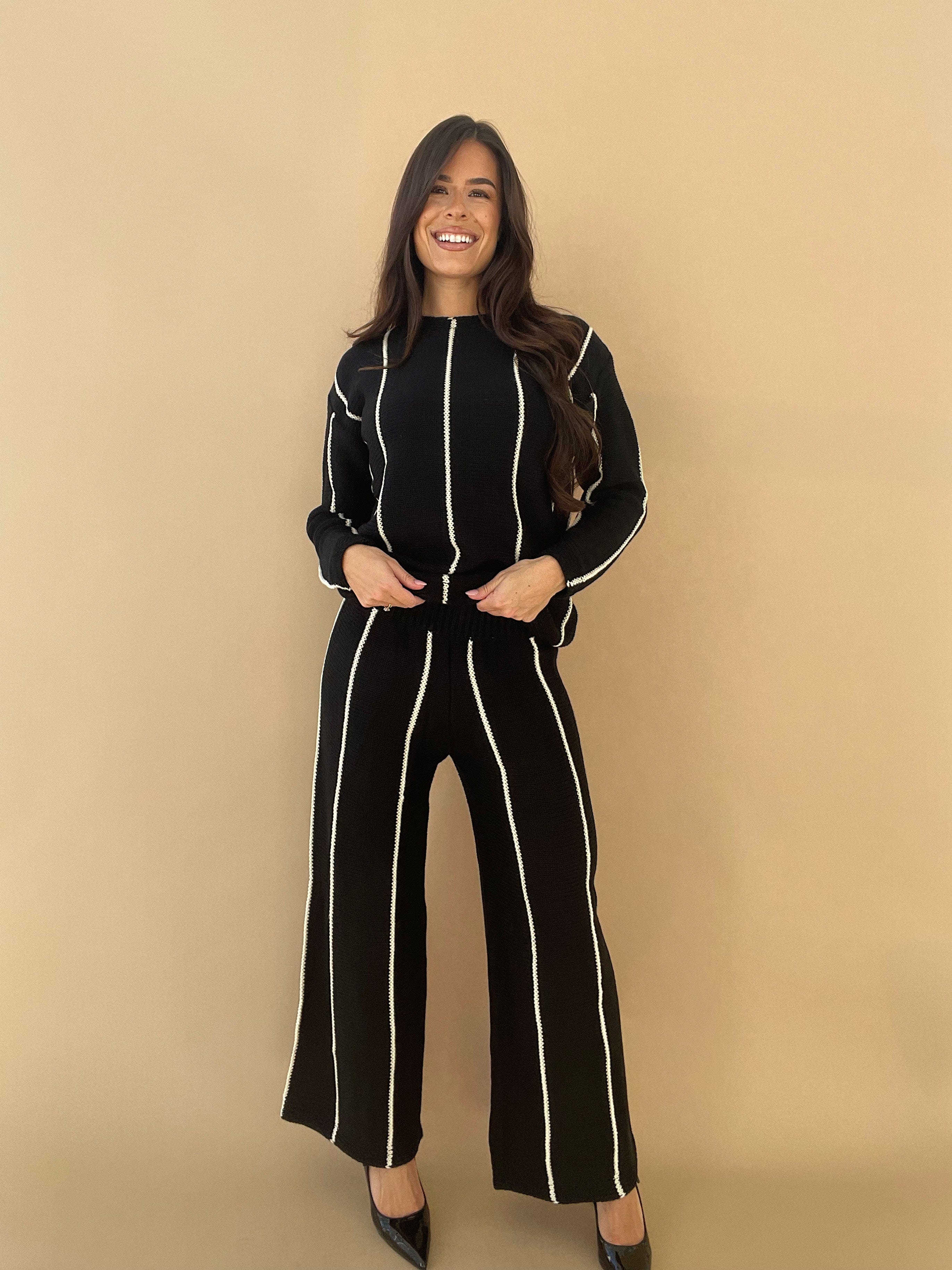 Luxe Lines Sweater Pants