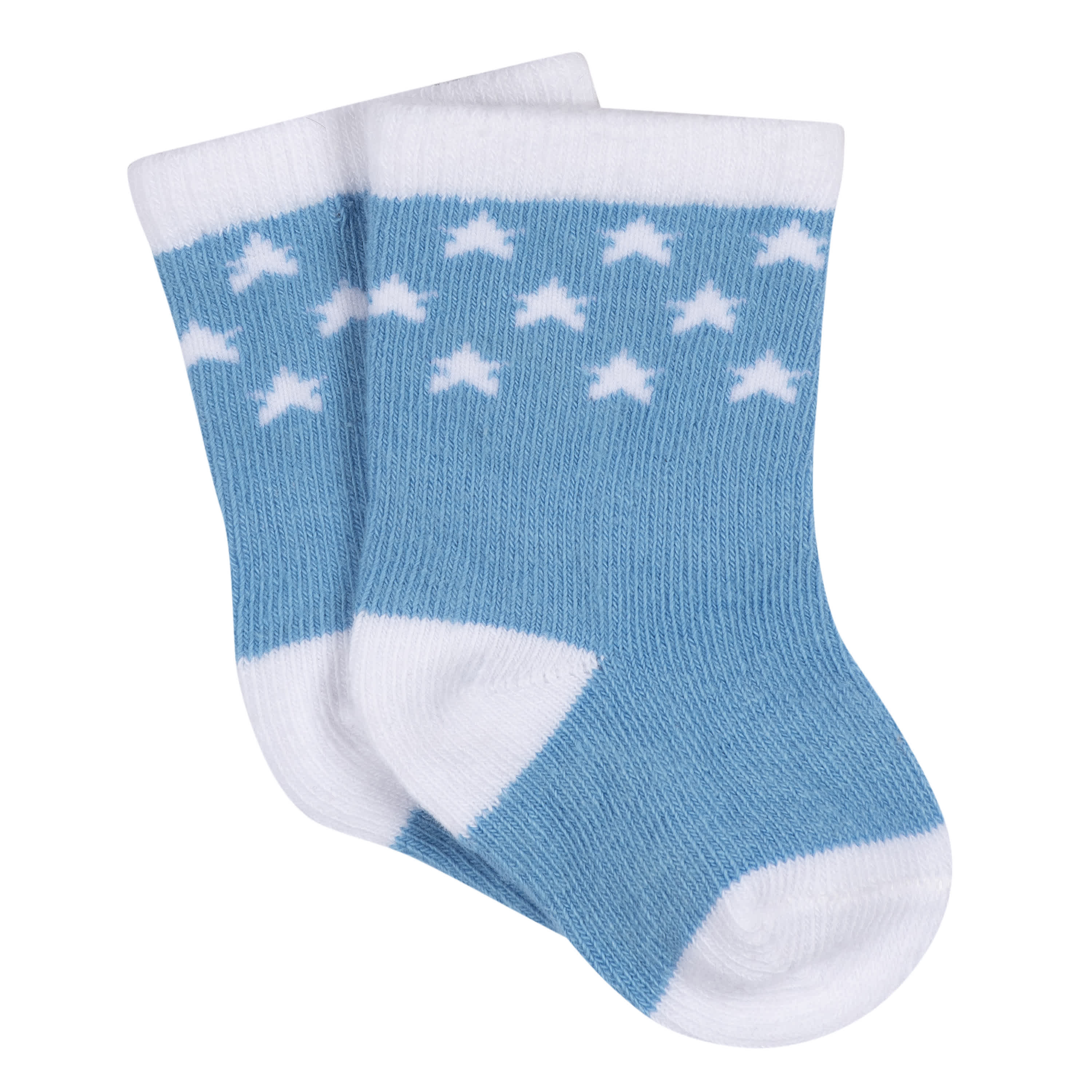 3-Pack Baby Boys Boy Stars Jersey Crew Socks