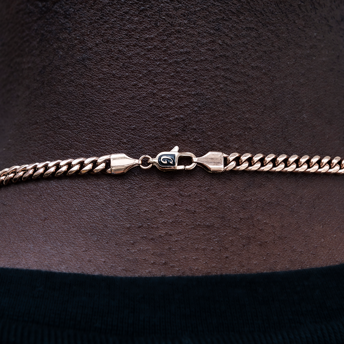 Cuban Link Chain in Rose Gold- 5mm