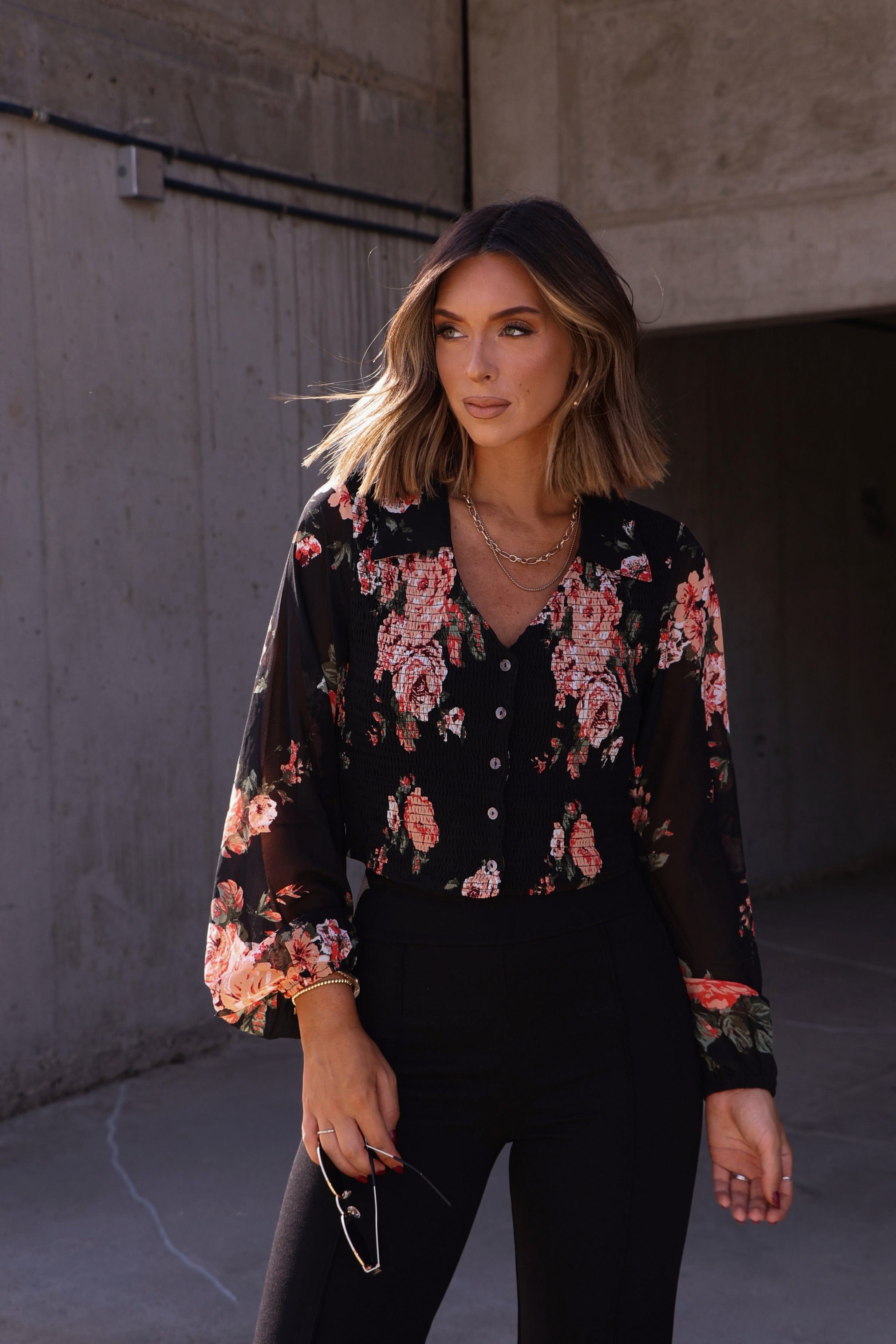 Flawless Florals Top