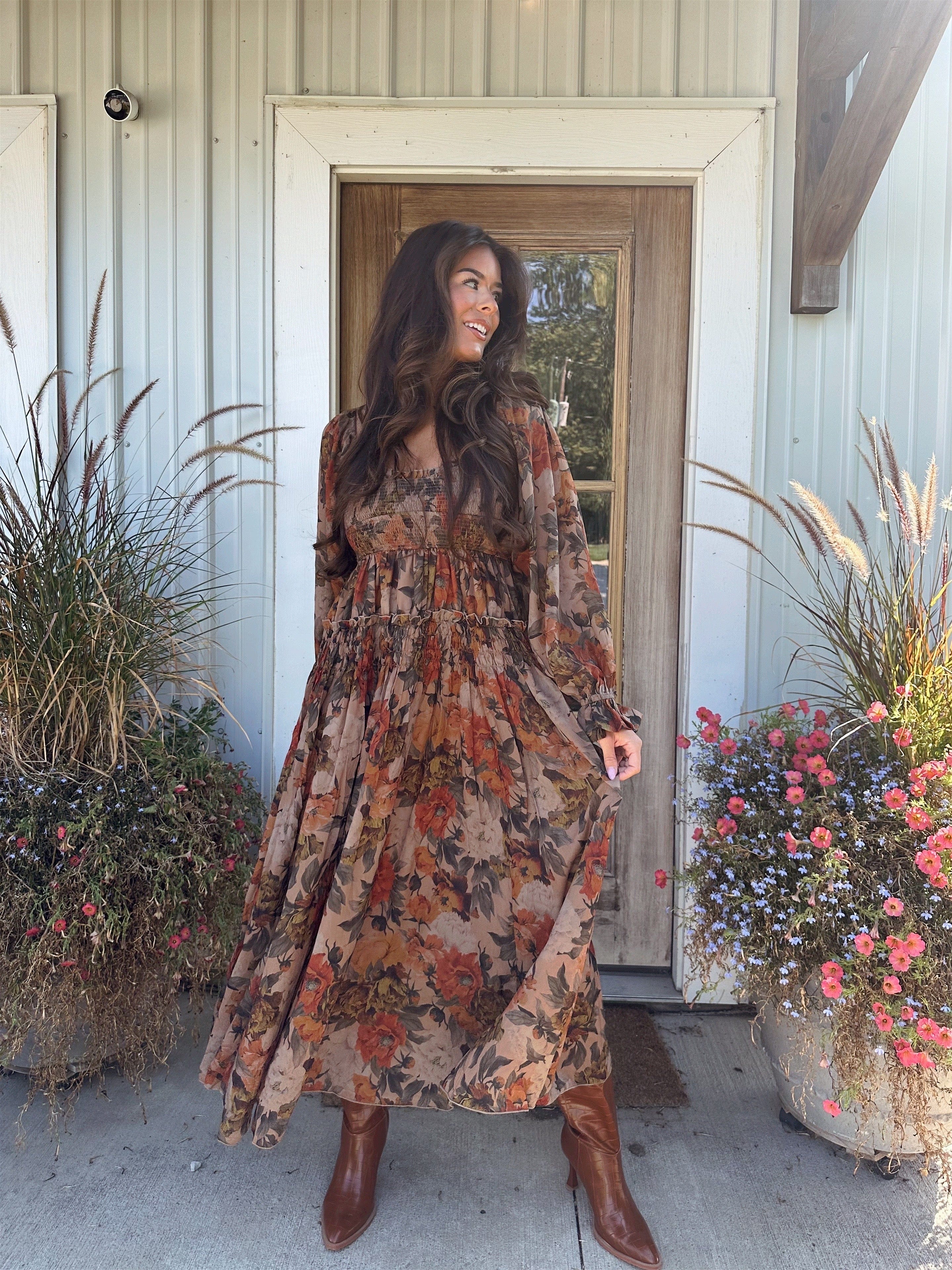 Golden Harvest Maxi Dress