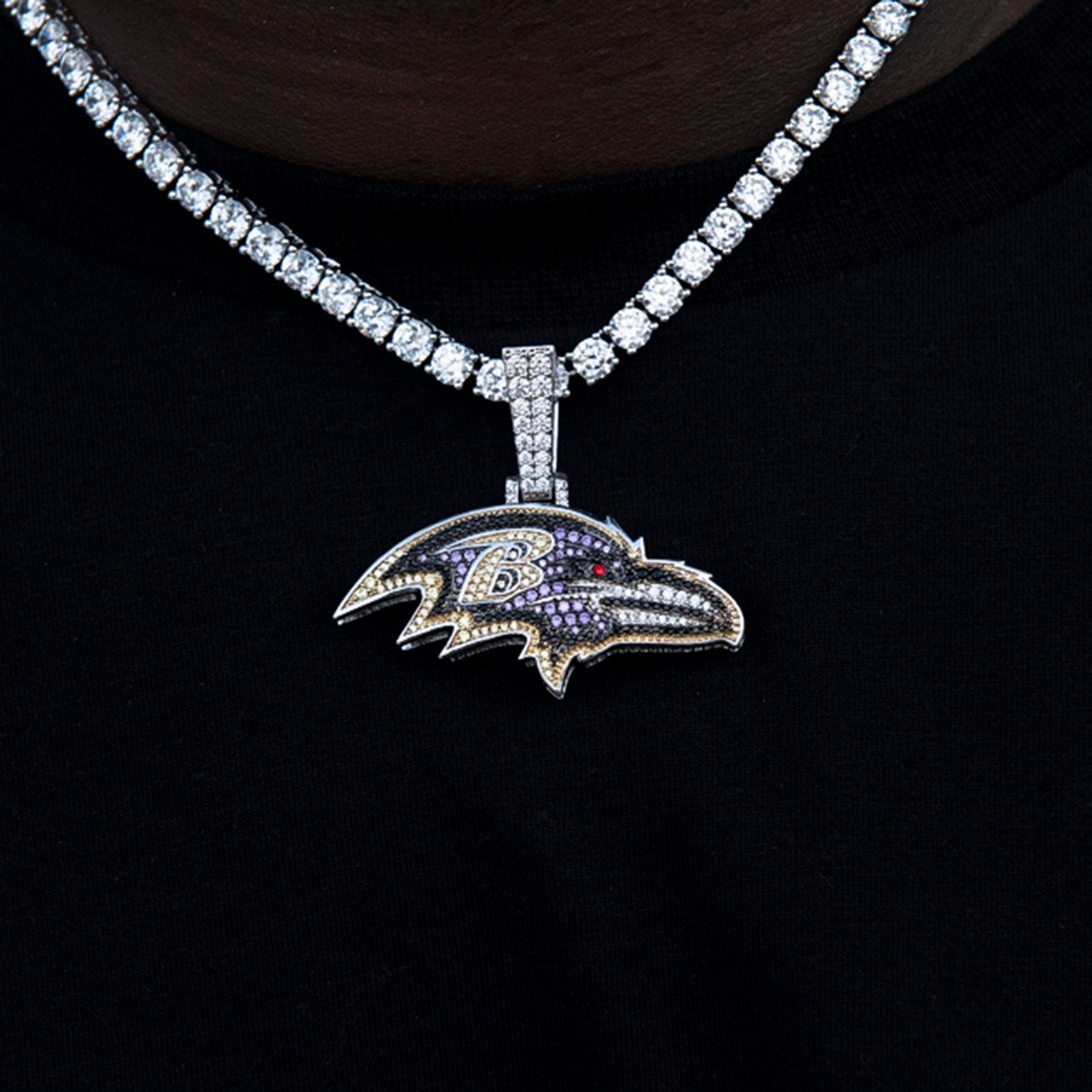 Baltimore Ravens Official NFL Large Pendant