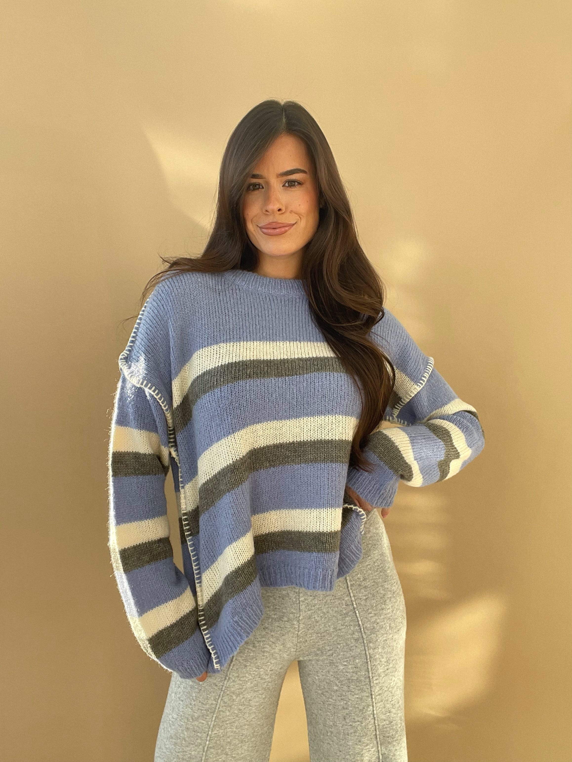 Cool Touch Striped Sweater