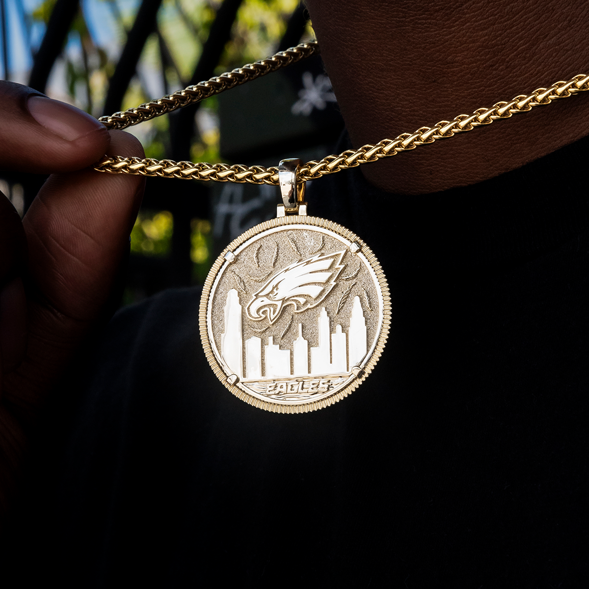 Philadelphia Eagles Official NFL Coin Pendant