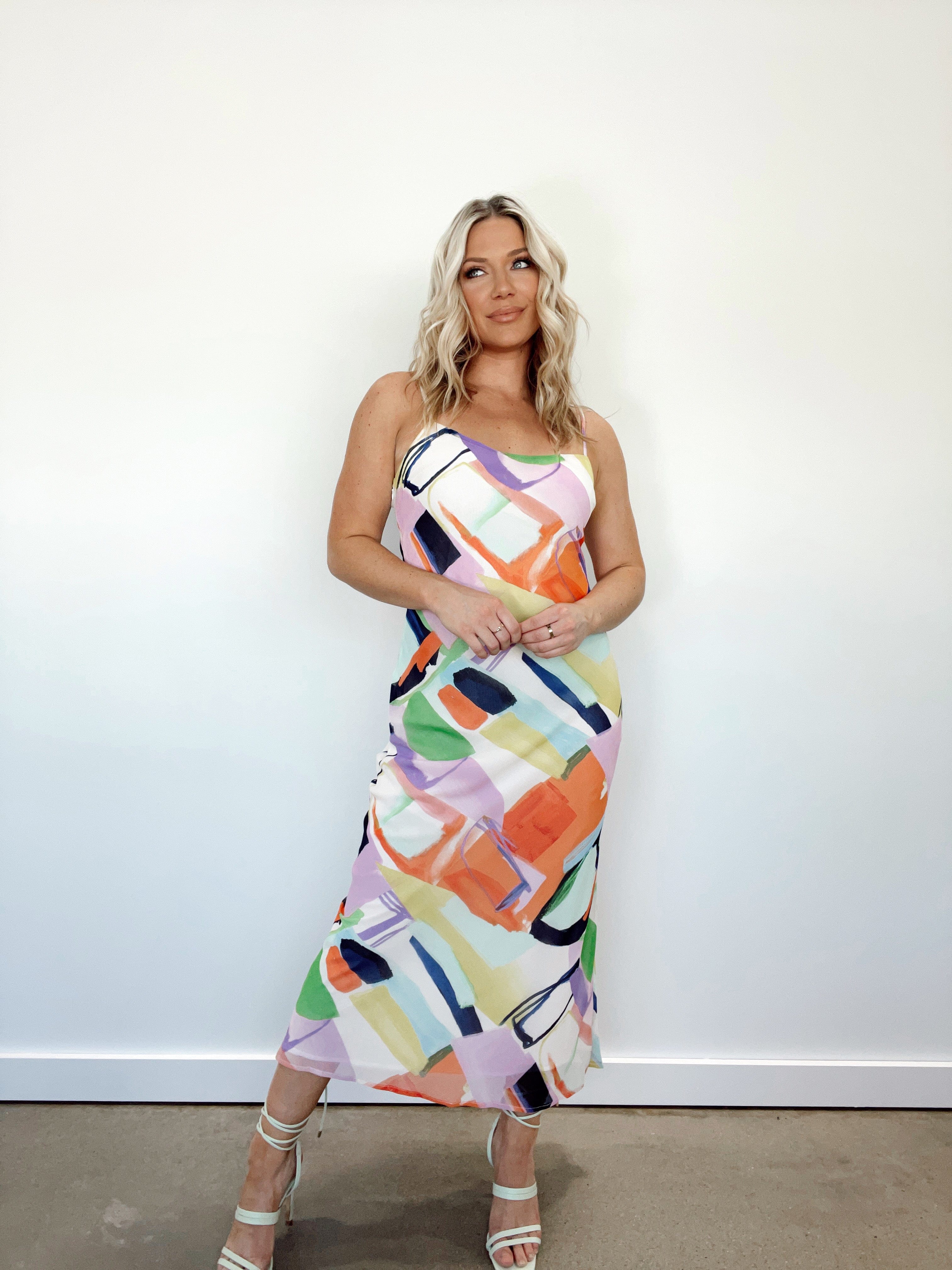 Summer Spectrum Maxi Dress