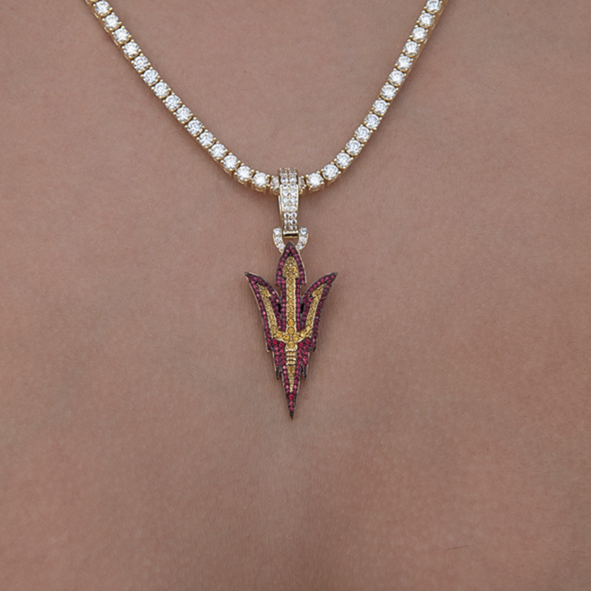 Arizona State Sun Devils Official NCAA Logo Pendant