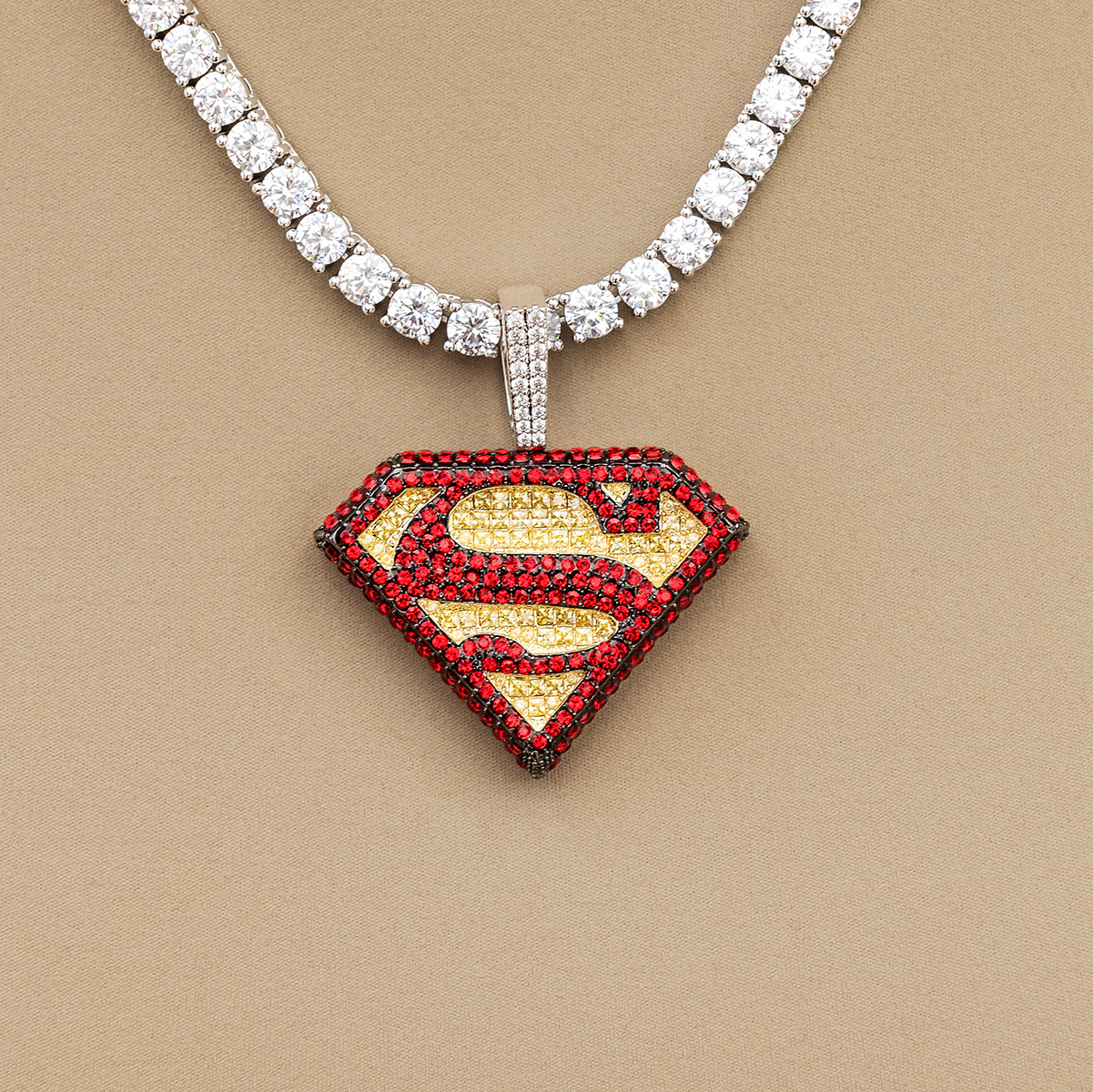 Official DC Comics Superman Logo Pendant