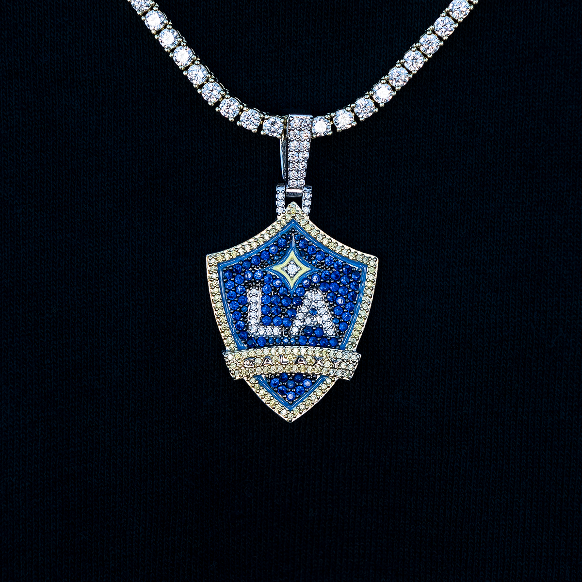 LA Galaxy Official MLS Logo Pendant