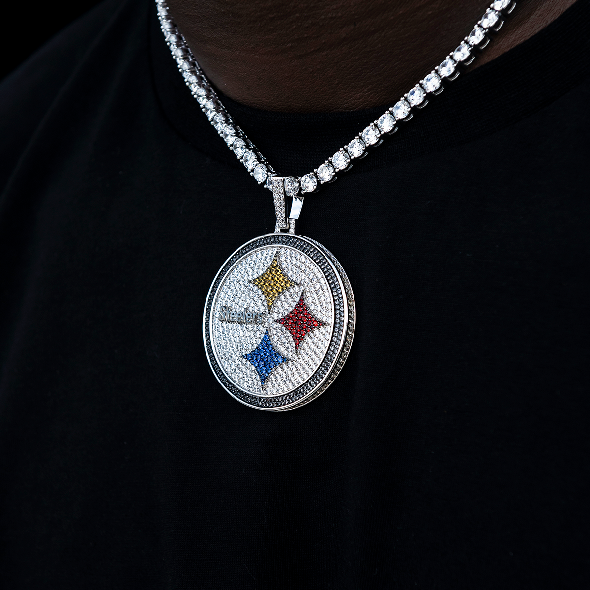 Pittsburgh Steelers Official NFL Large Pendant