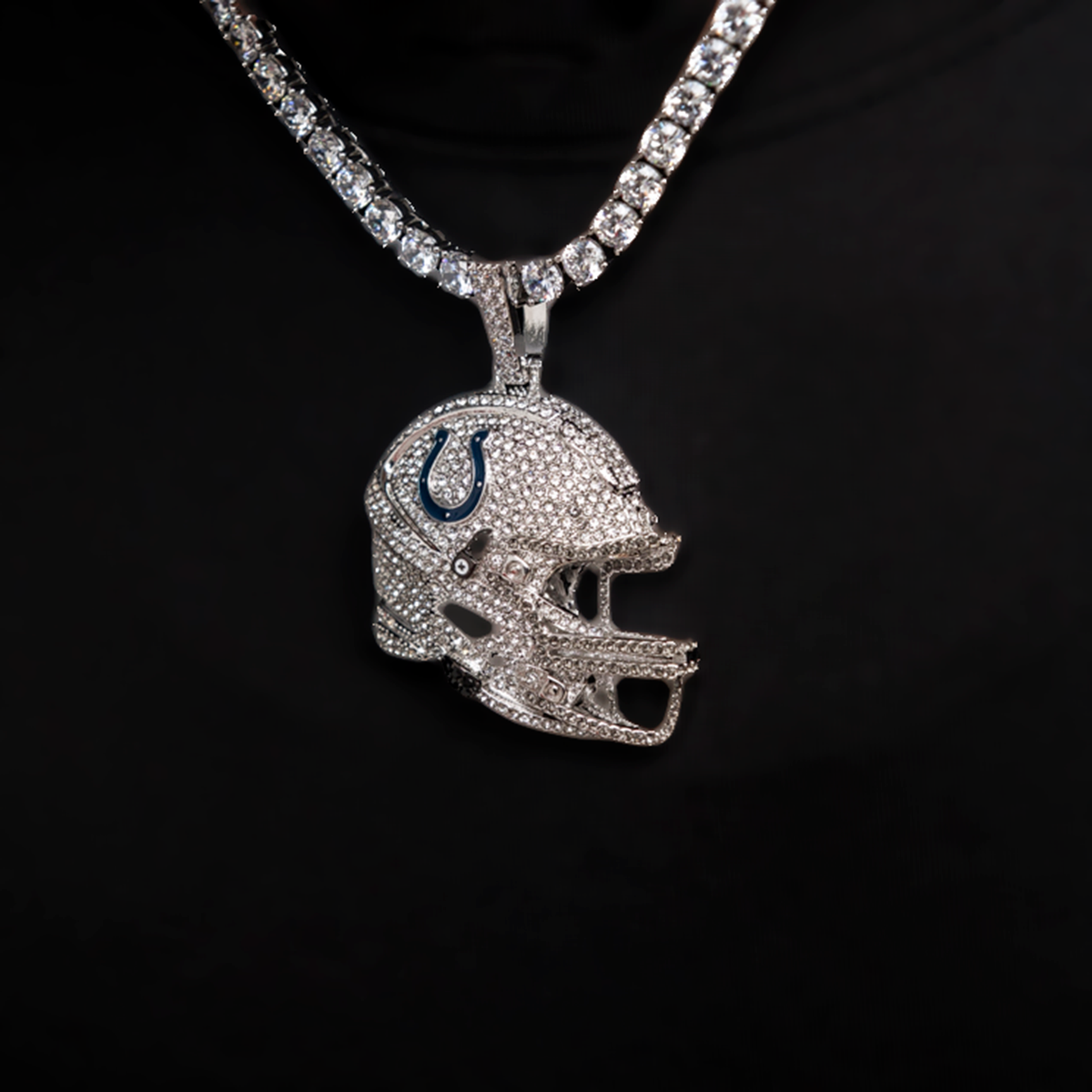 Official NFL 2025 Edition Indianapolis Colts Helmet Pendant