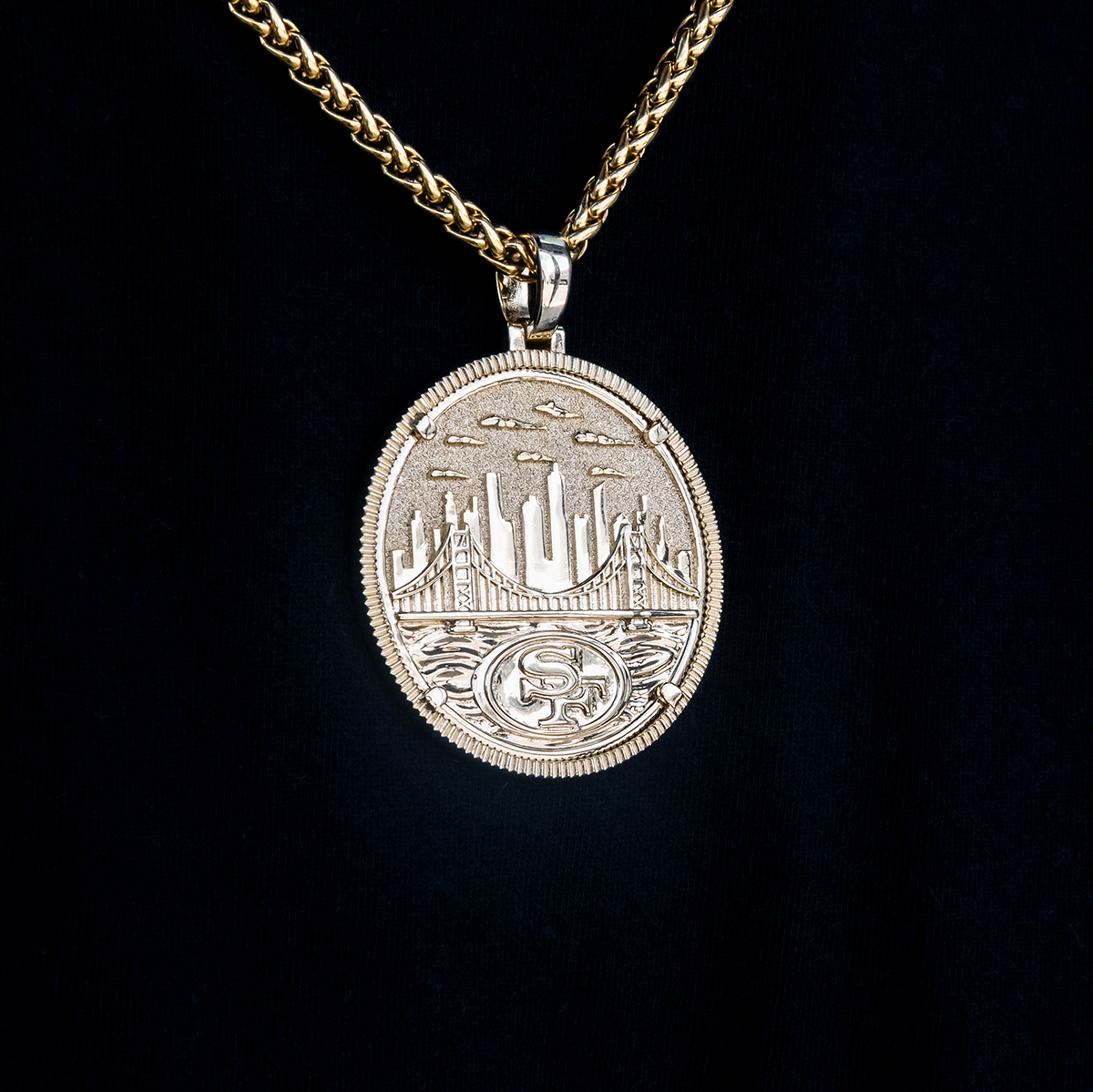 San Francisco 49ers Official NFL Coin Pendant