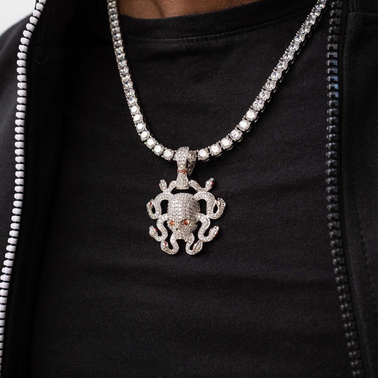 Medusa Skull Pendant