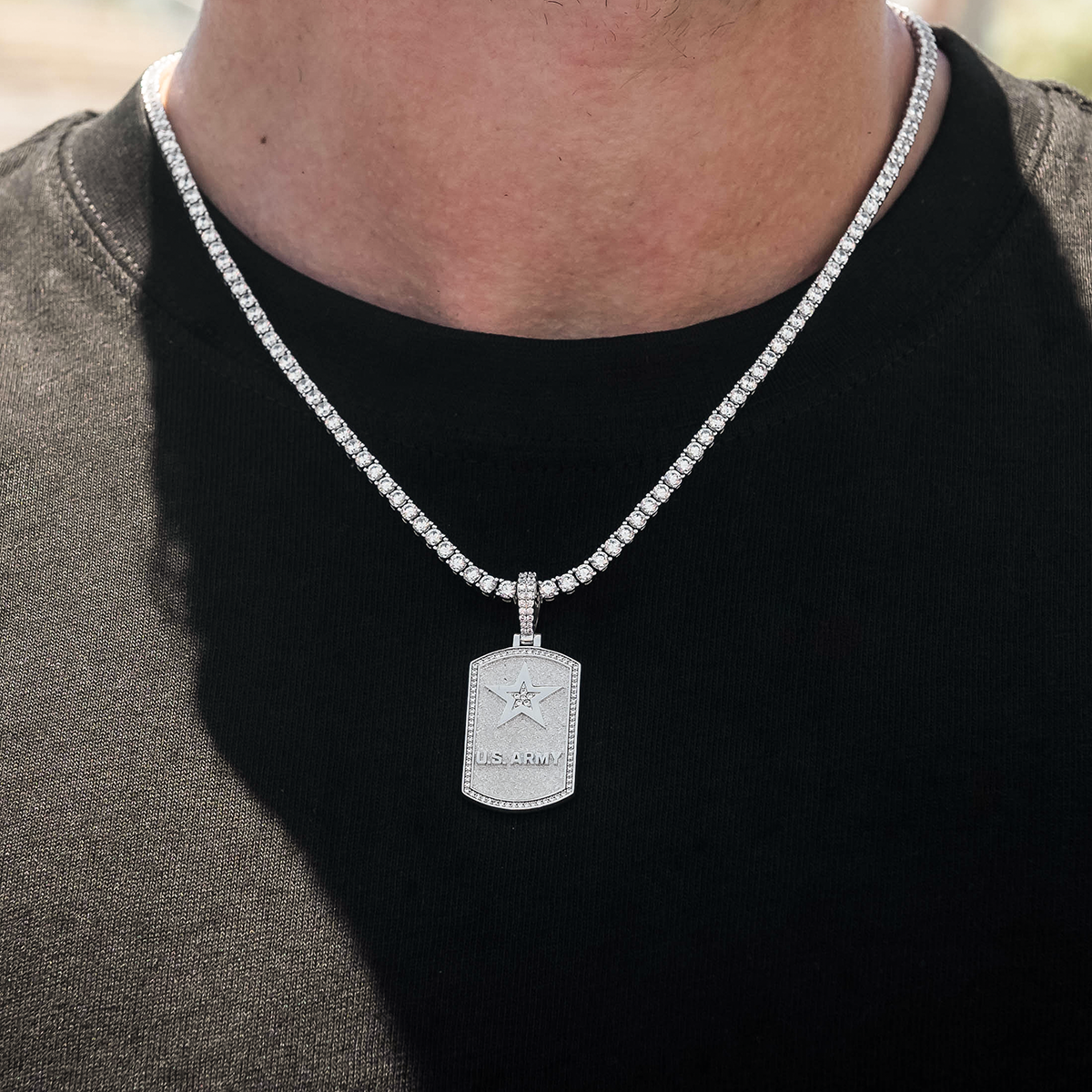 U.S. Army Dog Tag Pendant