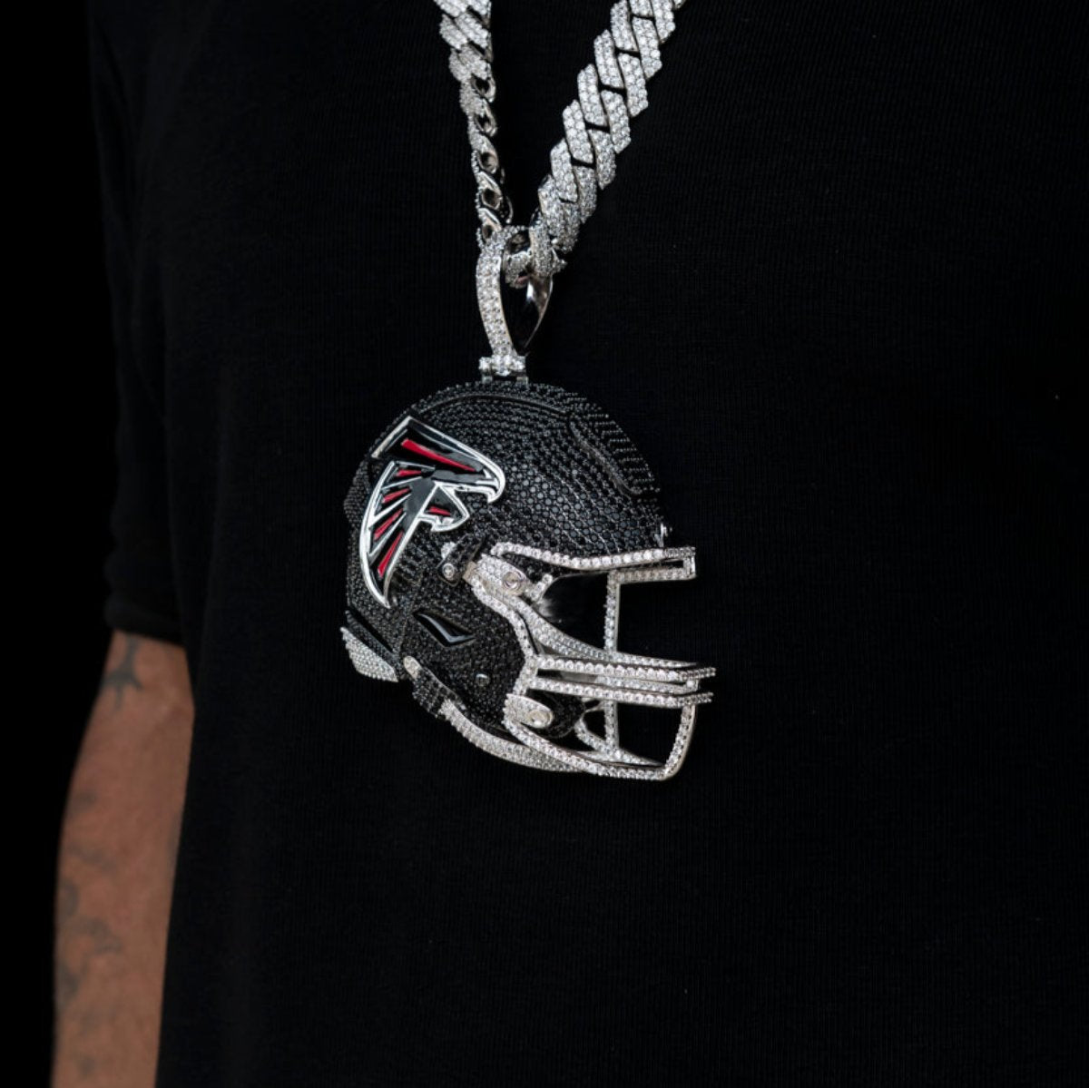 Giant Atlanta Falcons Official NFL Helmet Pendant