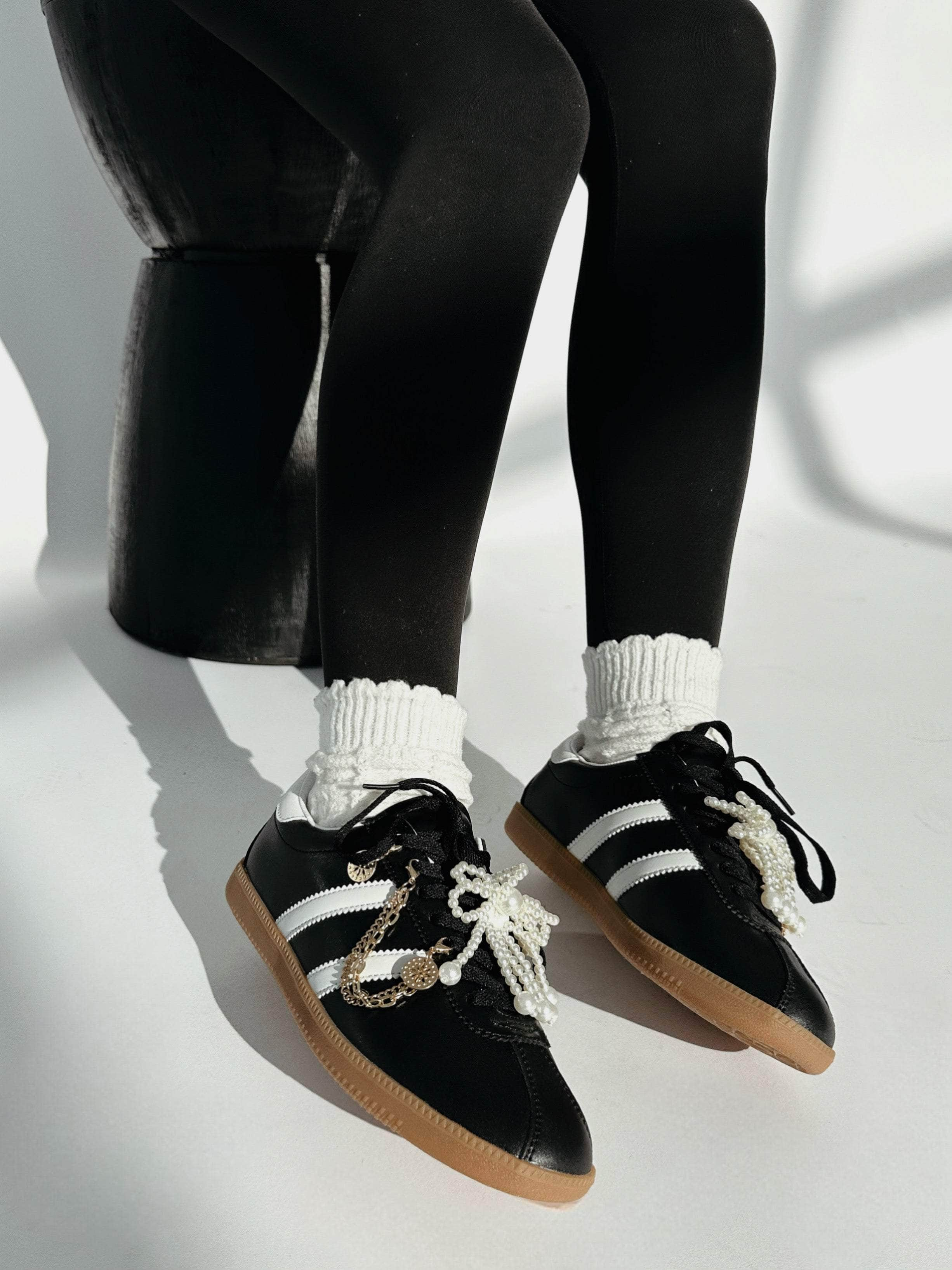 Black Charm Sneaker