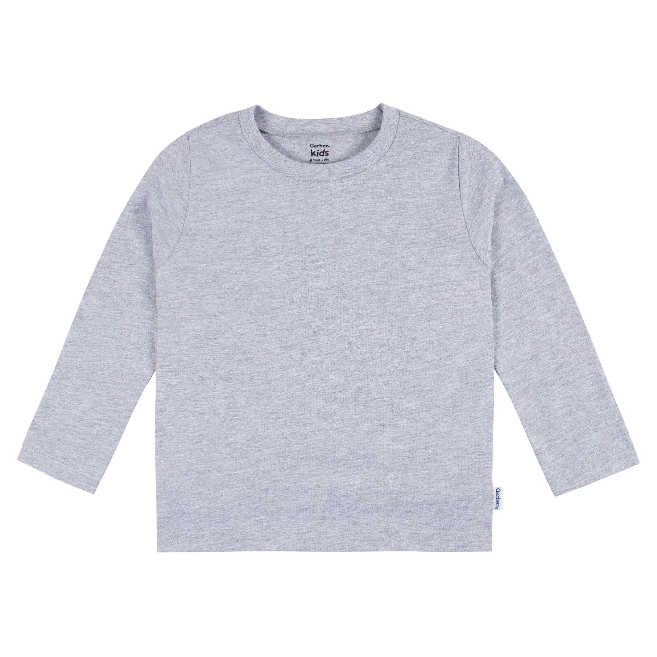 5-Pack Baby & Toddler Heather Gray Long Sleeve Tees