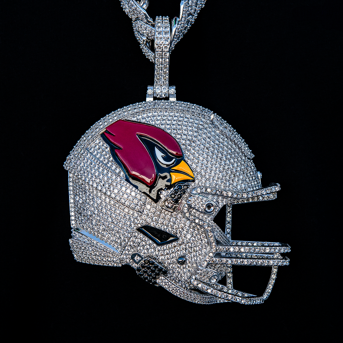 Giant Arizona Cardinals Official NFL Helmet Pendant