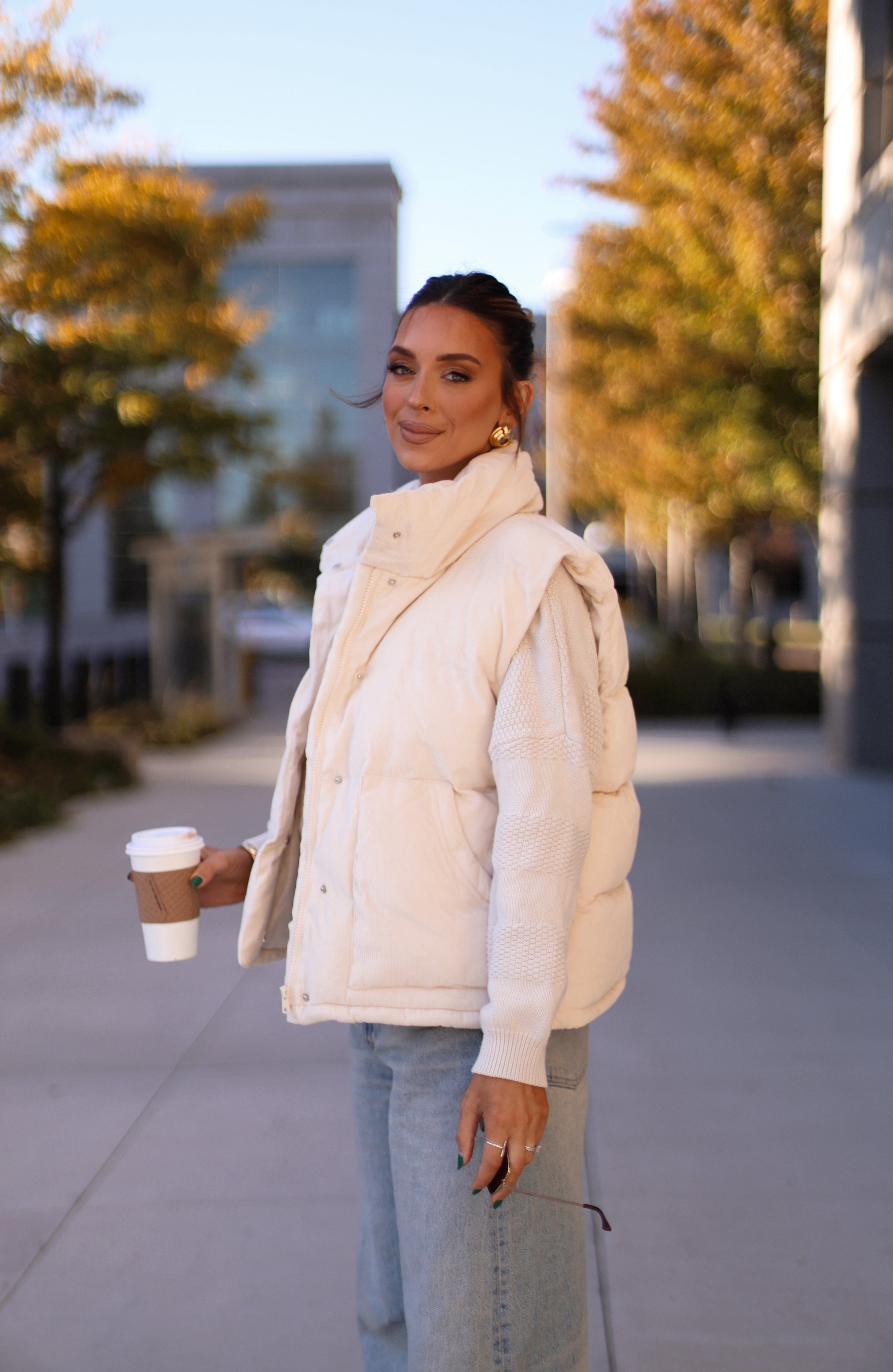 Corduroy Quilted Vest